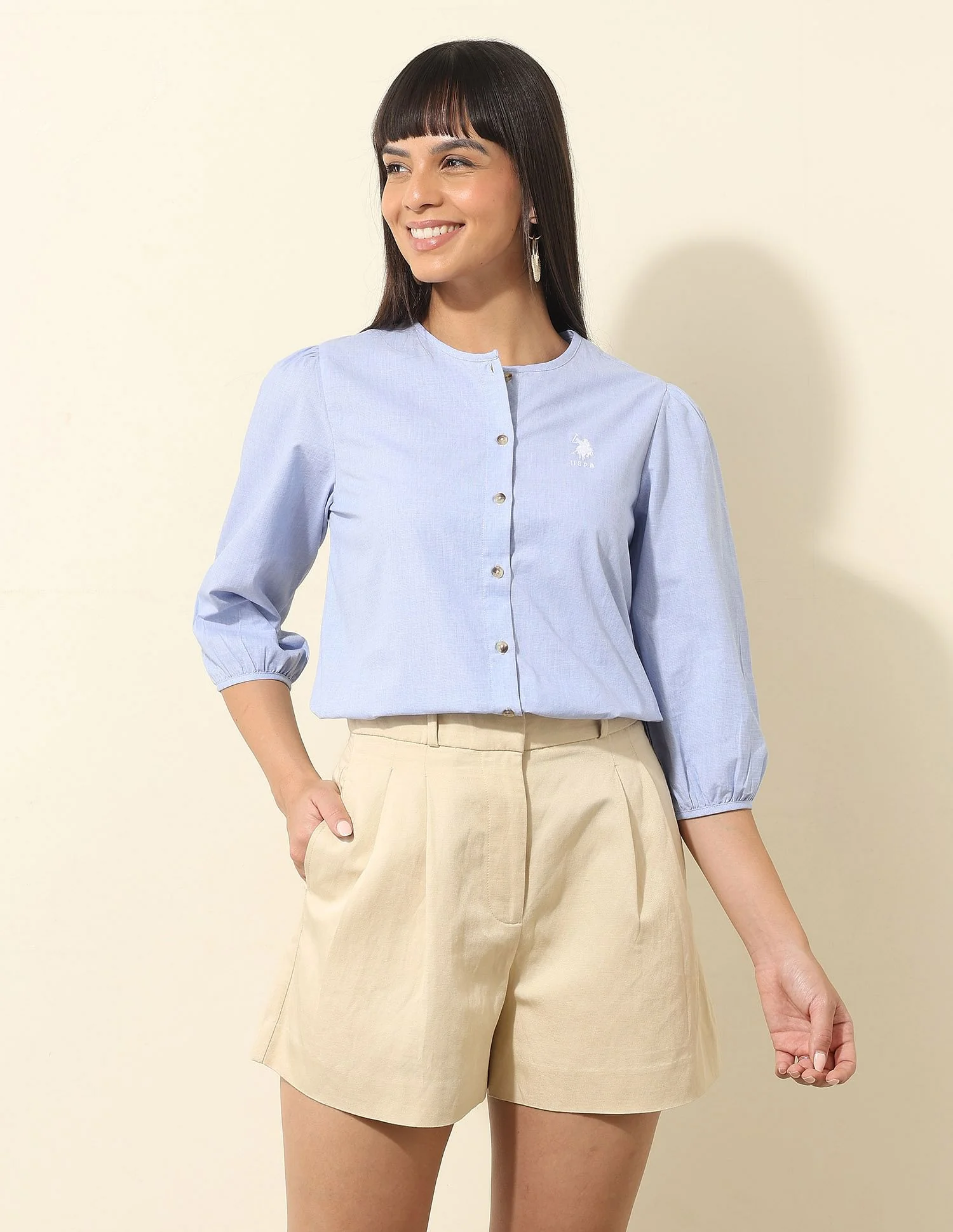 Solid Regular Fit Top - Image 6