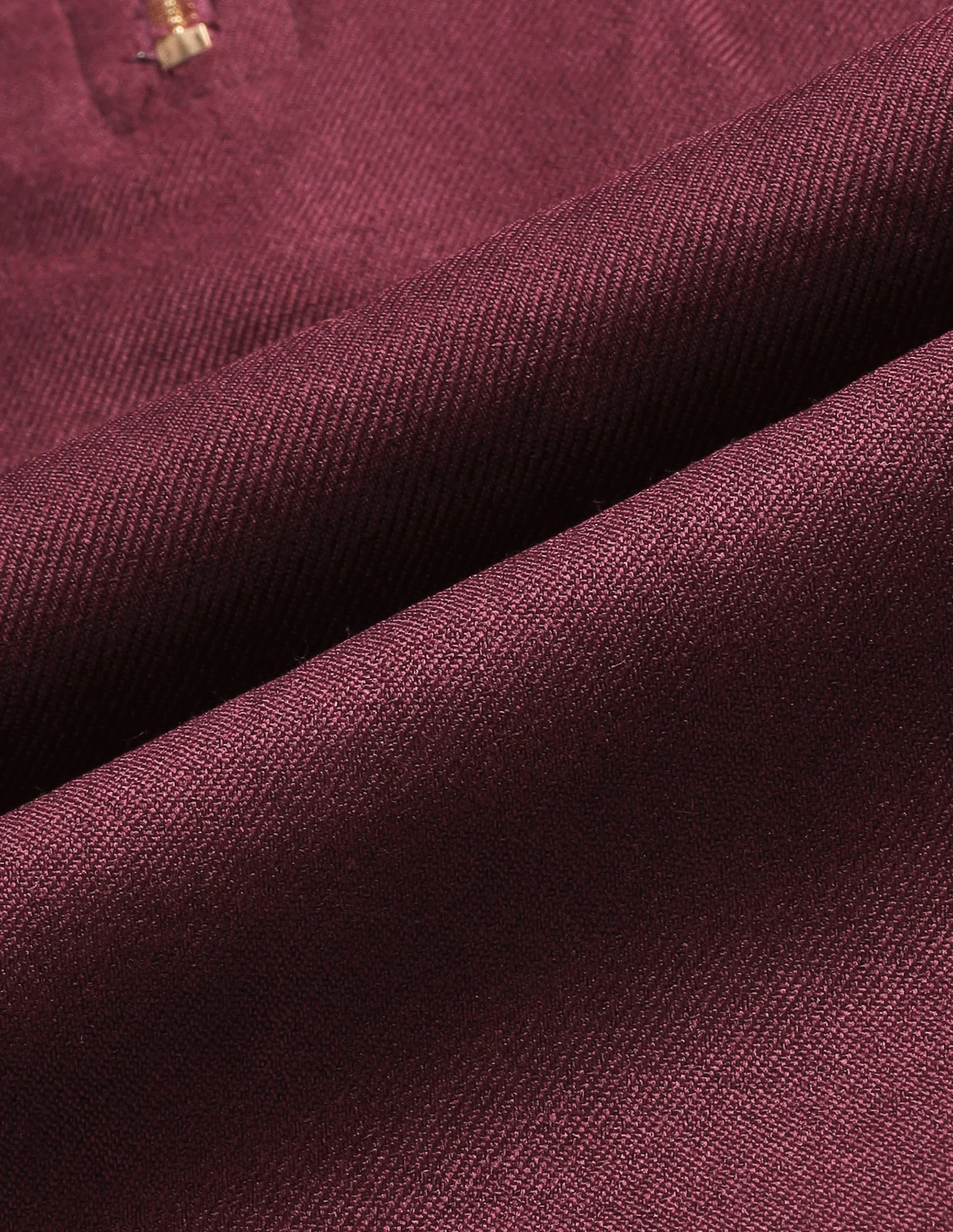 Solid Regular Fit Zipper Top - Image 2