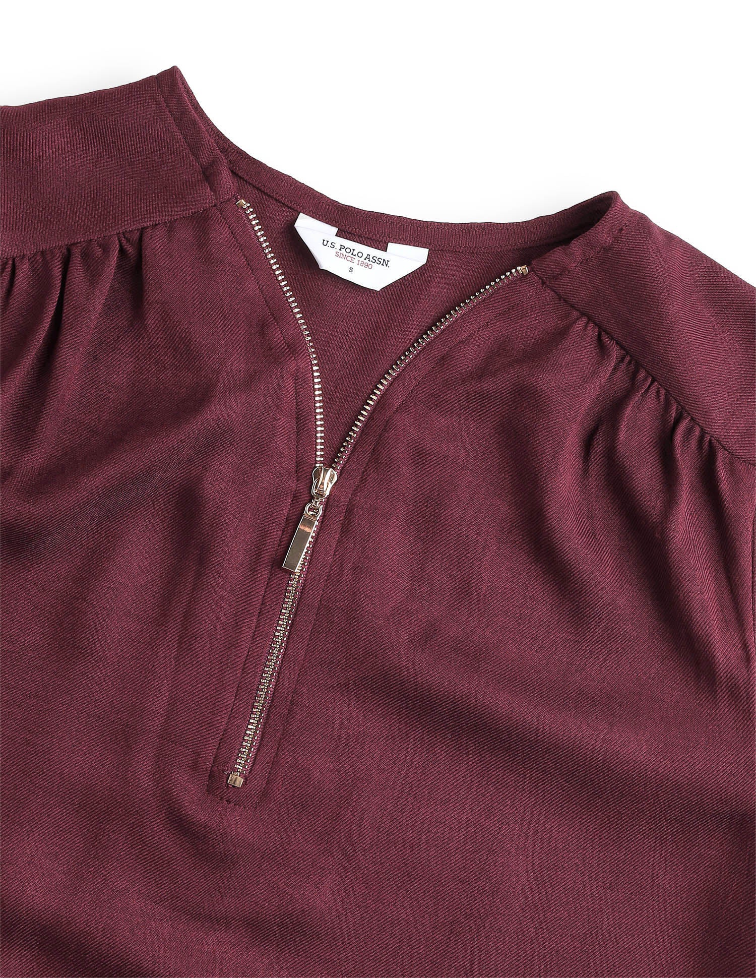 Solid Regular Fit Zipper Top - Image 8