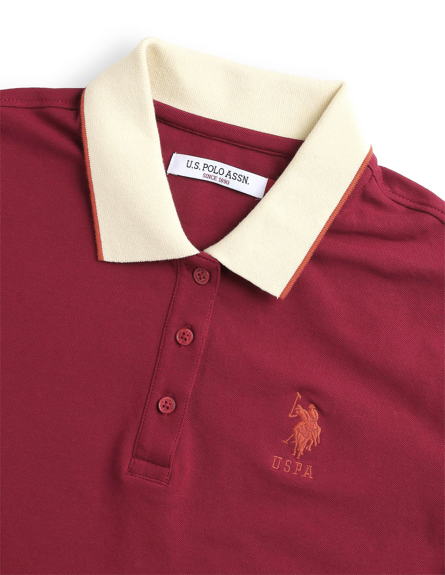 Solid Relaxed Fit Polo Shirt - Image 8