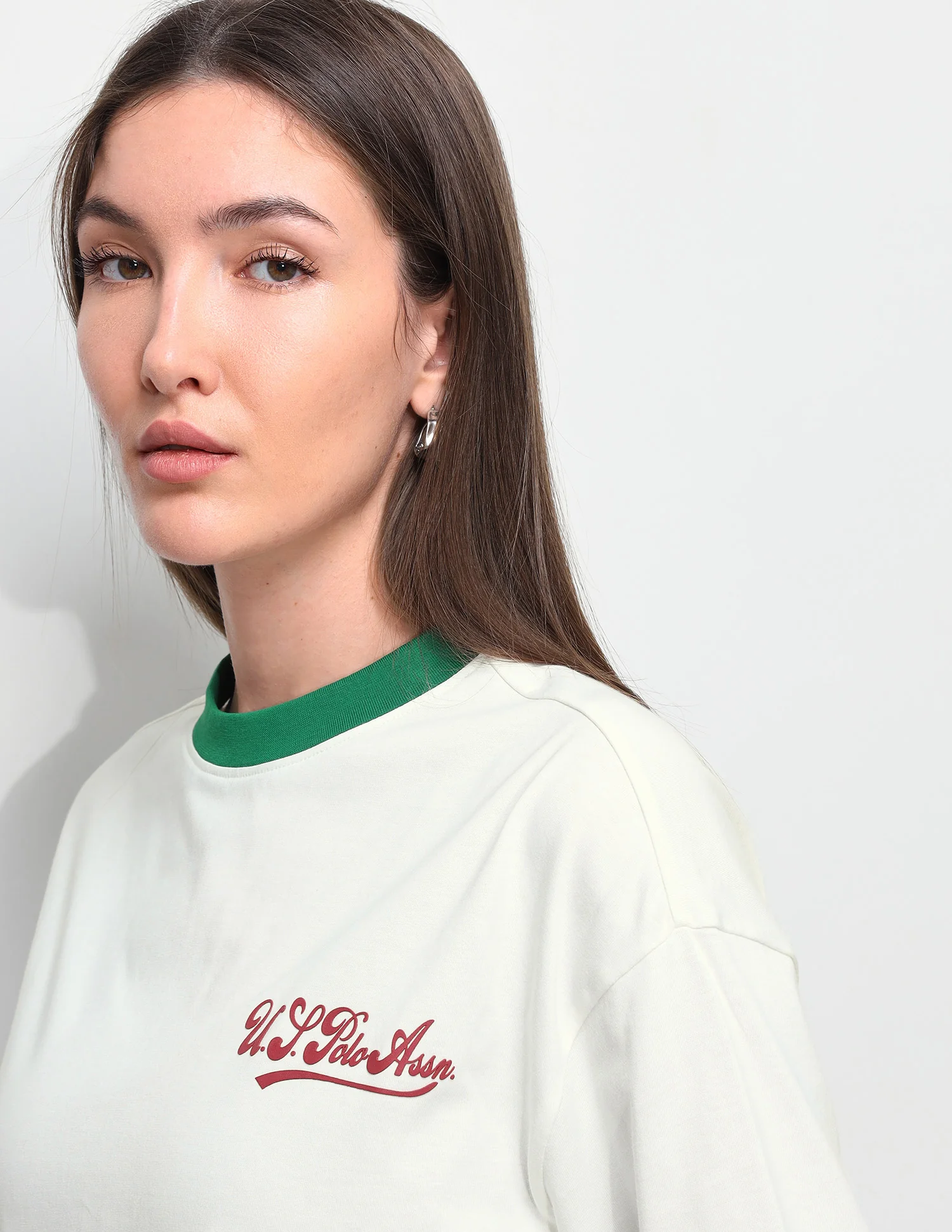 Solid Varsity Boxy Fit T-Shirt - Image 7
