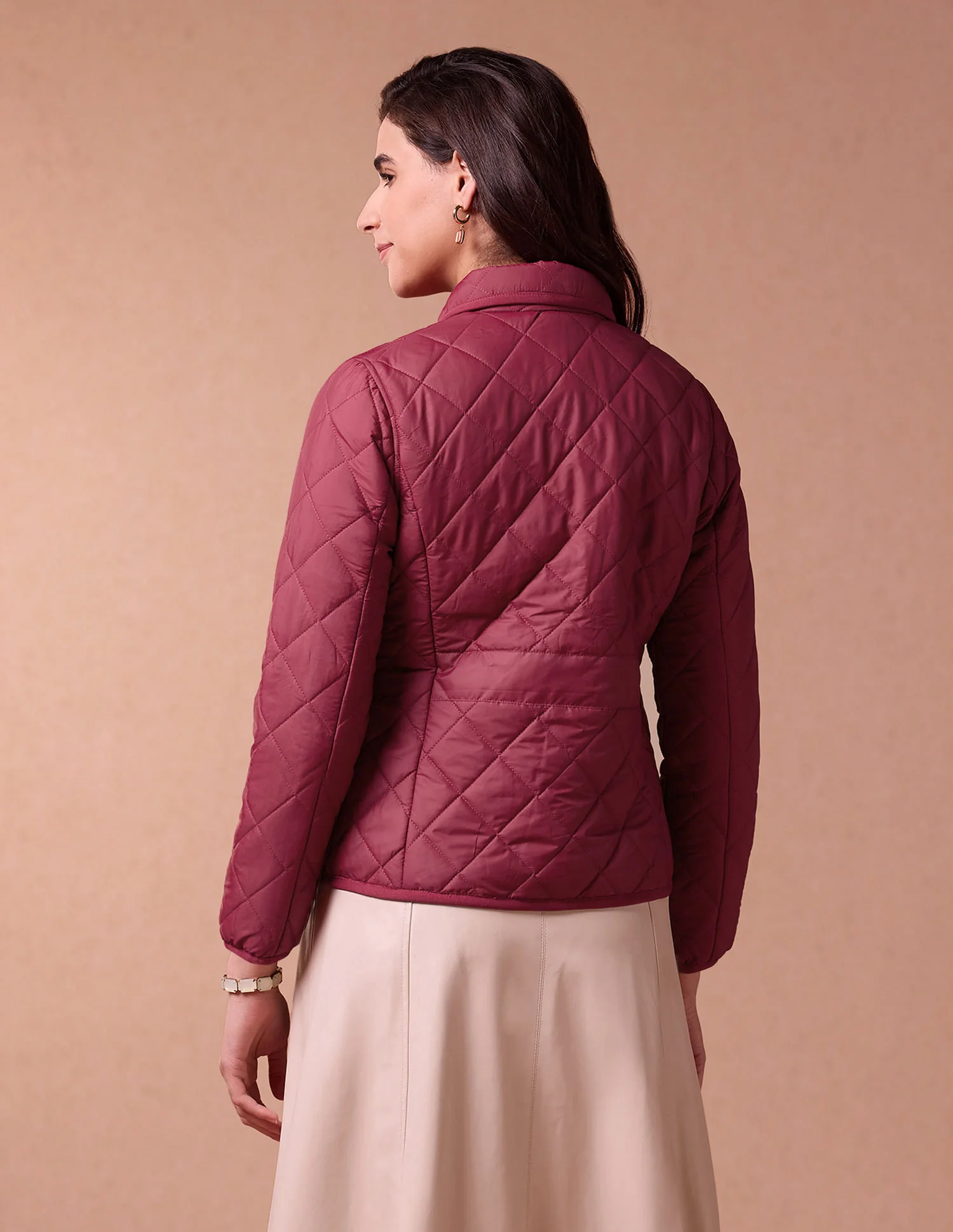 Spread Collar Puffer Jacket - Image 5