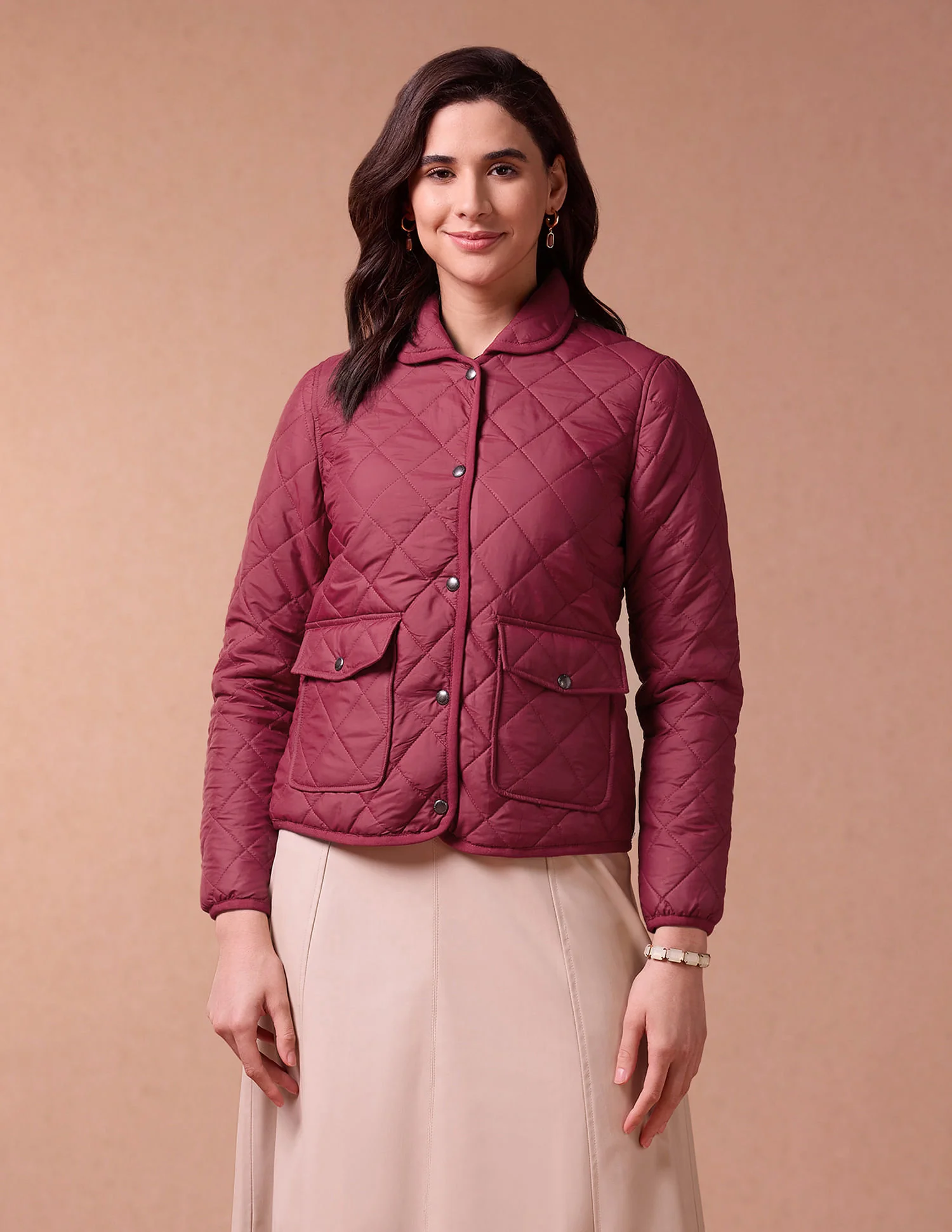 Spread Collar Puffer Jacket - Image 6