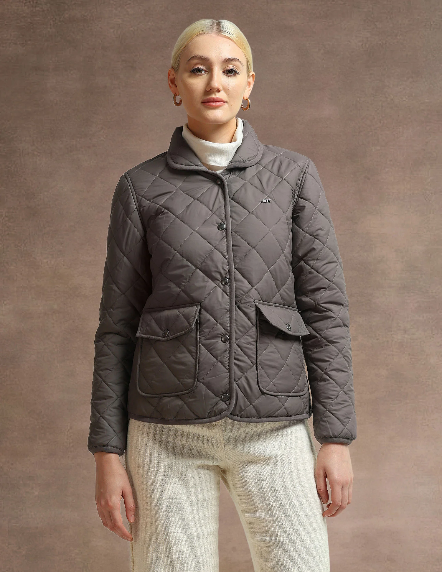 Spread Collar Puffer Jacket - Image 6
