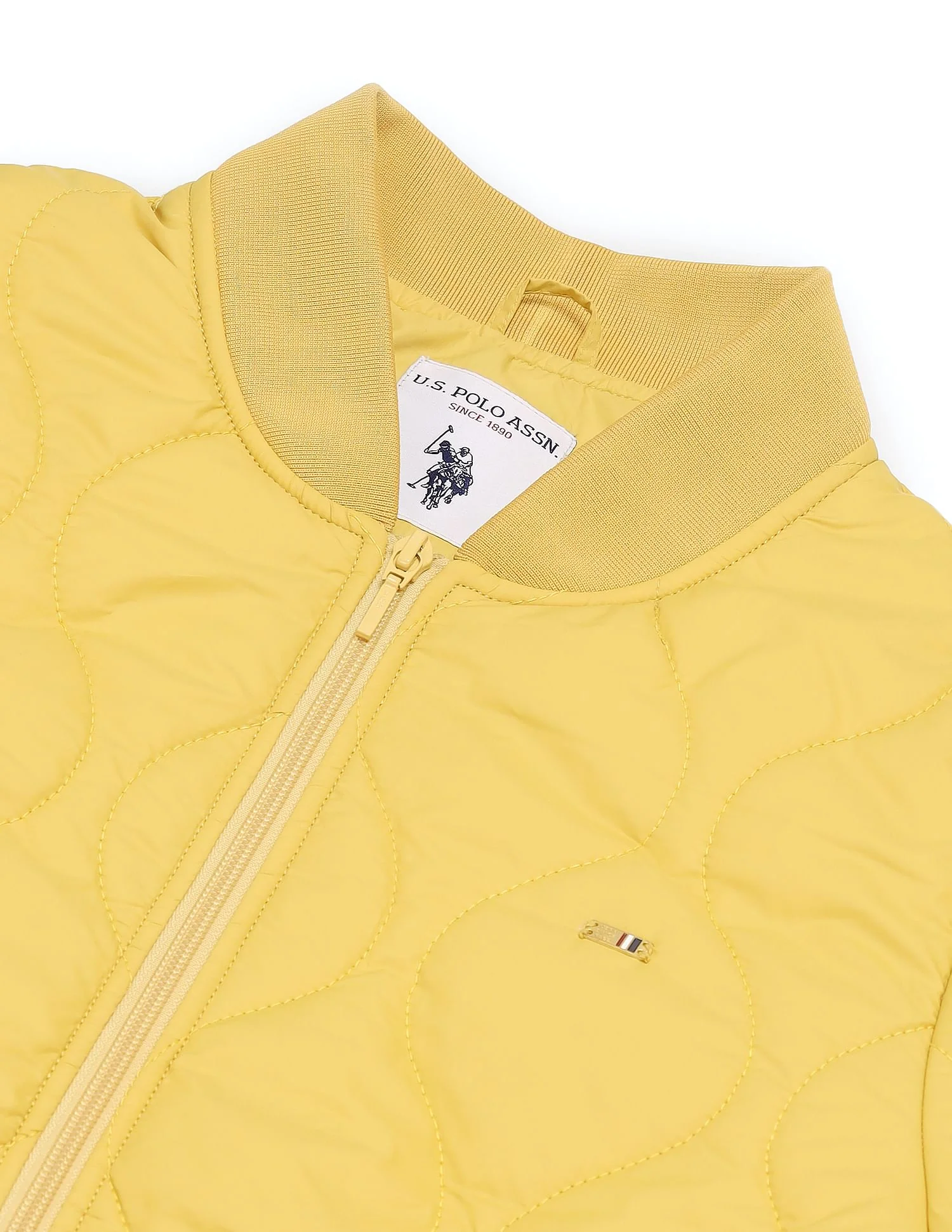 Stand Collar Quilted Jacket - Image 2