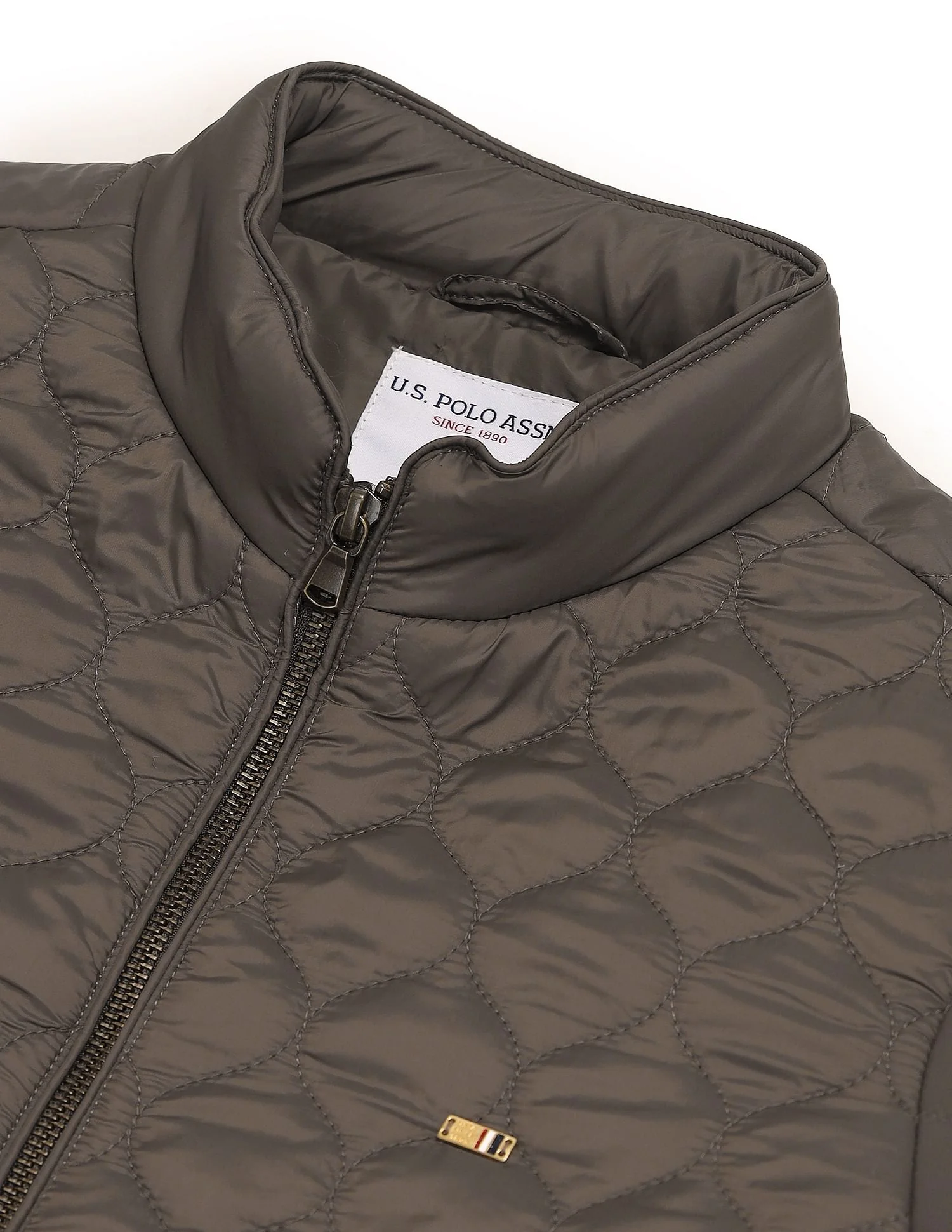 Stand Collar Quilted Jacket - Image 2