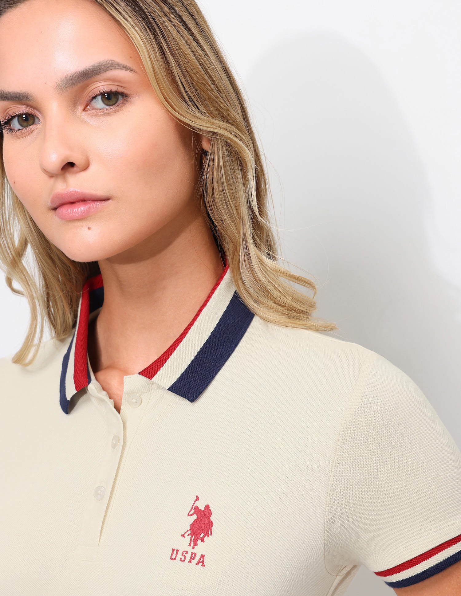 Striped Collar Polo Shirt - Image 7