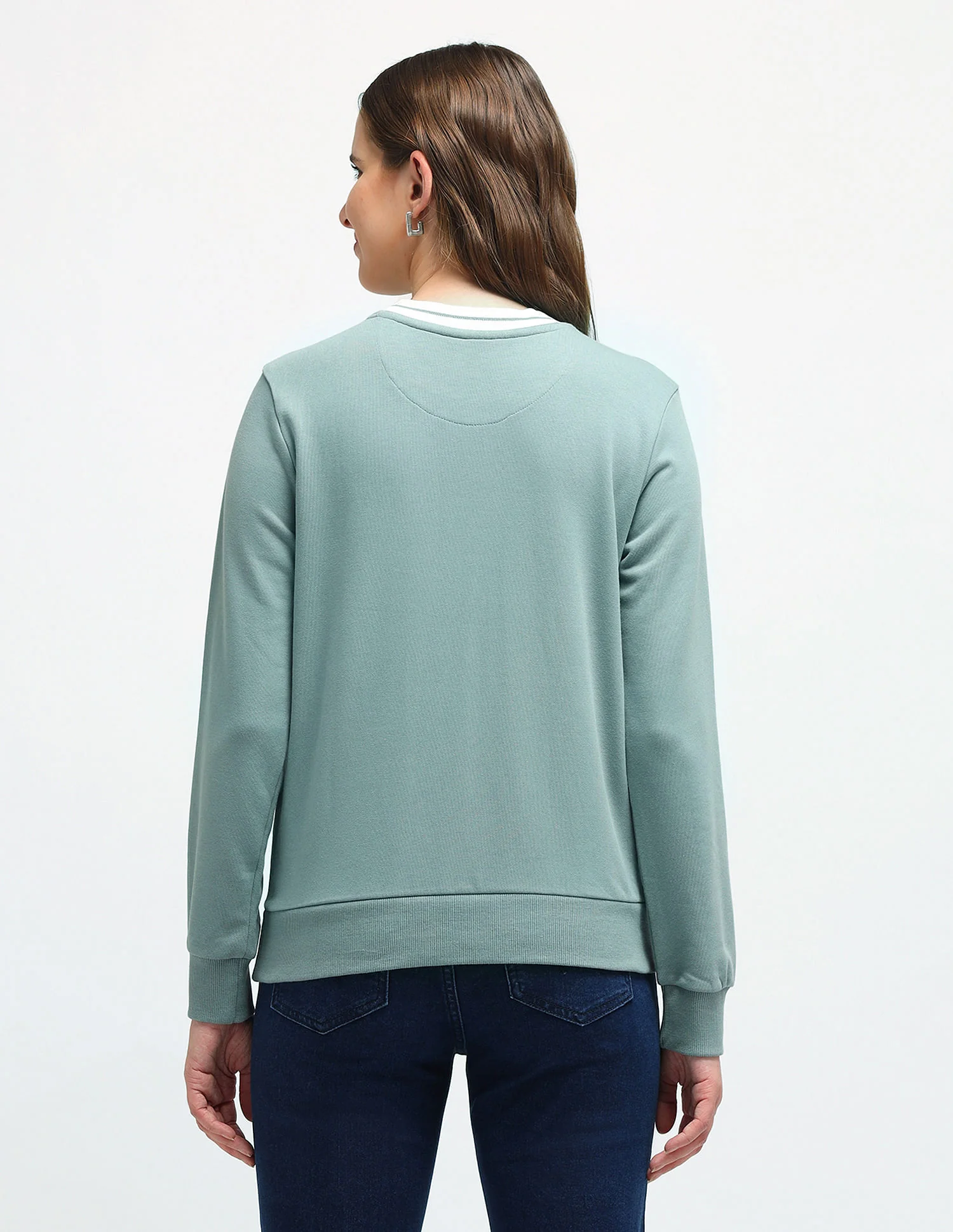 Striped Crew Neck Sweatshirt - Image 5