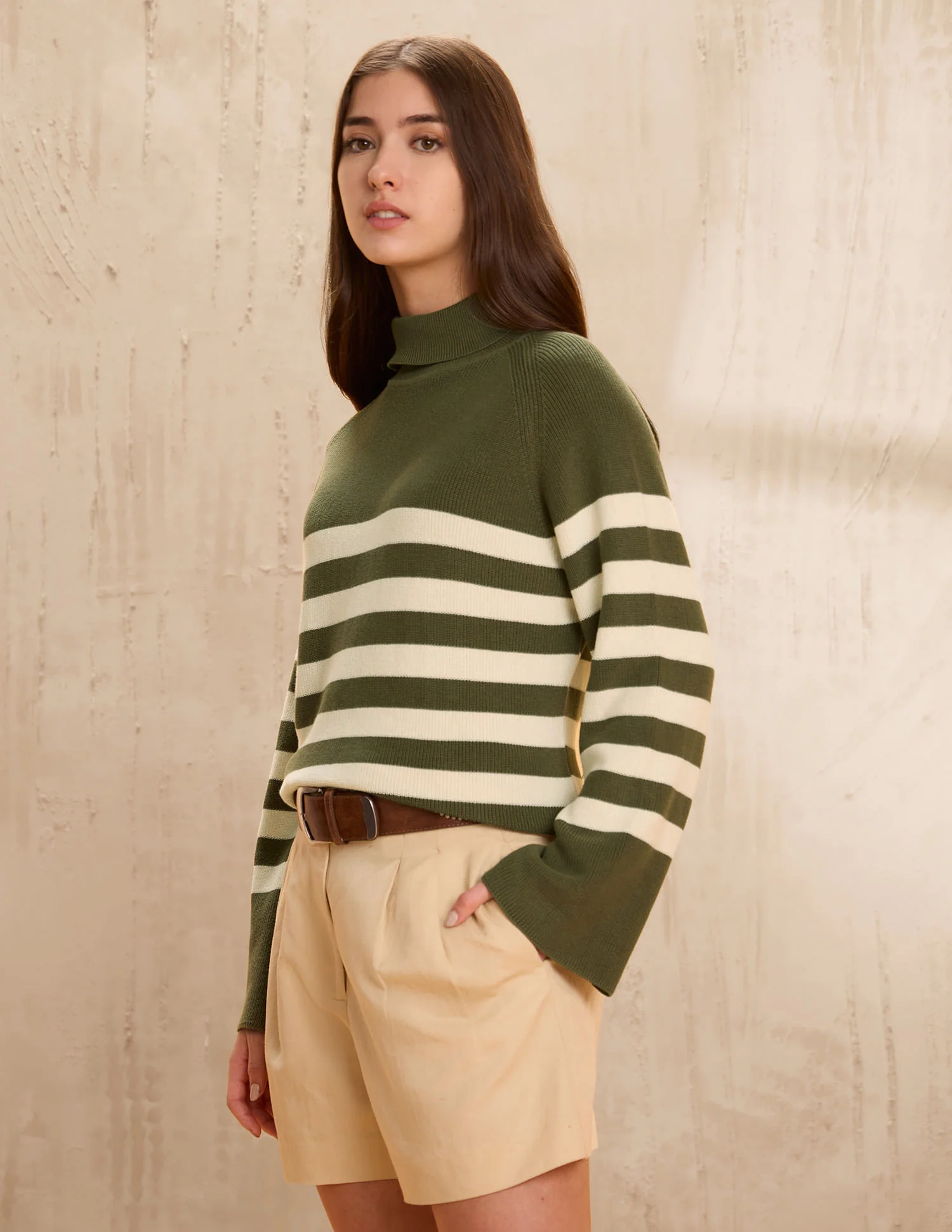Striped Relaxed Fit Sweater - Image 4