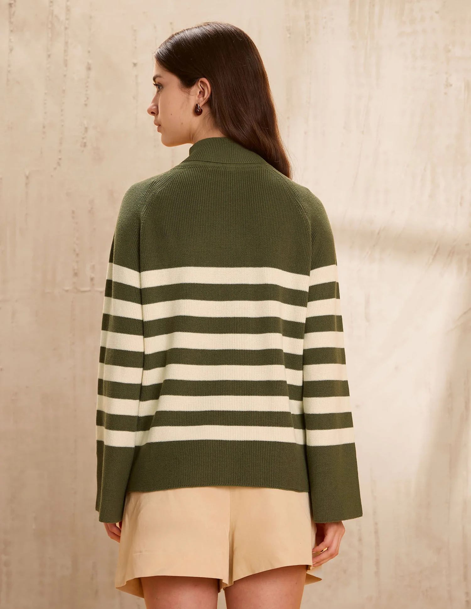 Striped Relaxed Fit Sweater - Image 5