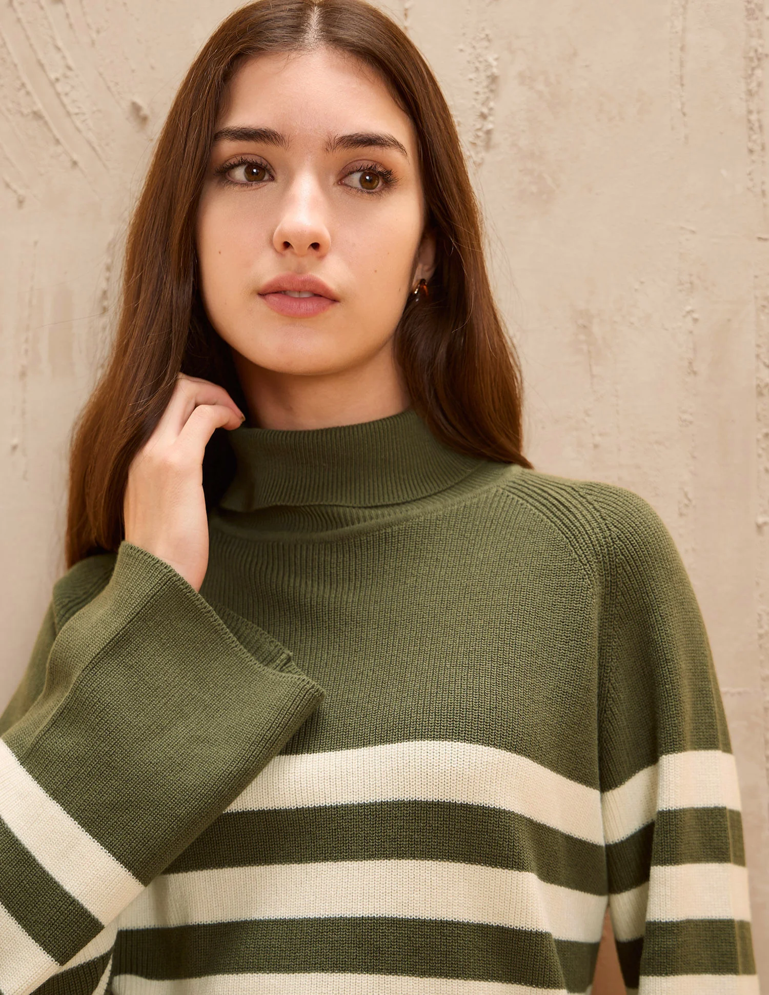 Striped Relaxed Fit Sweater - Image 7