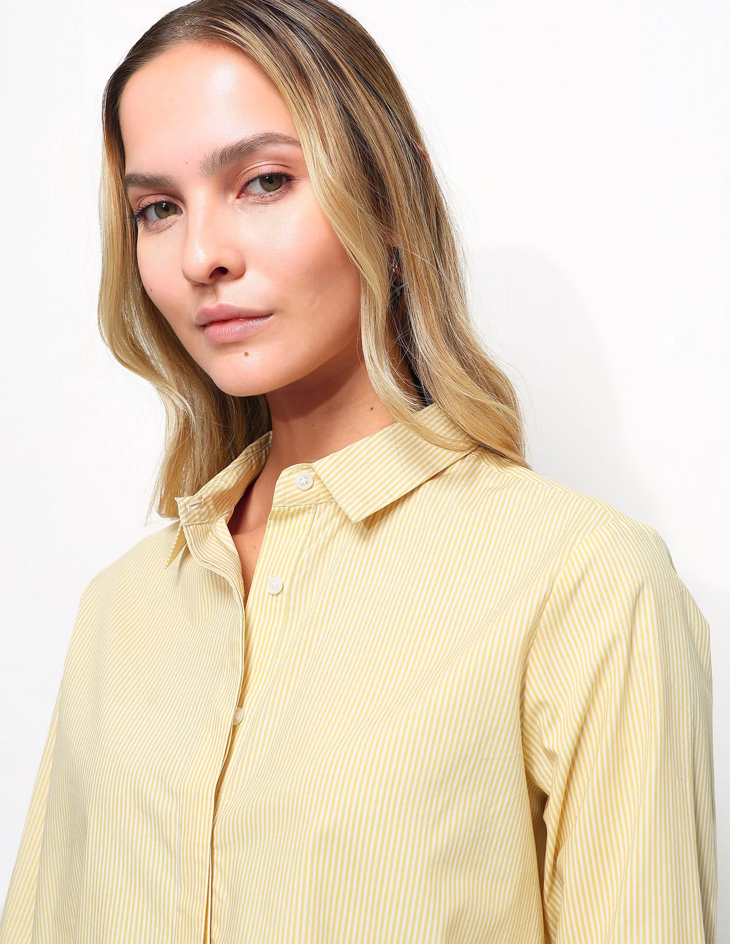 Striped Shirt With Schiffli Border - Image 7