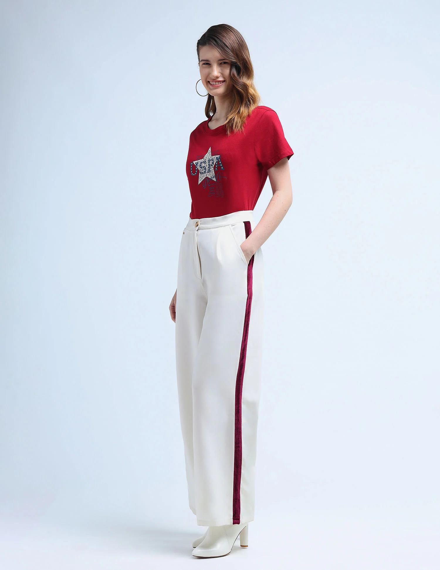 Stud Detail Regular Fit T-Shirt - Image 3