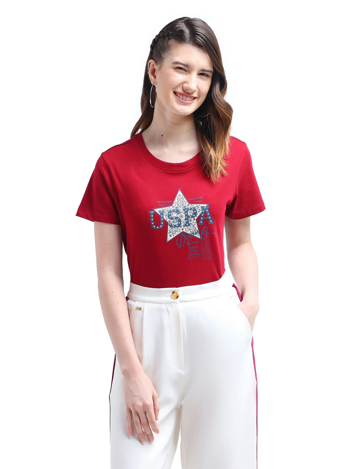 Stud Detail Regular Fit T-Shirt - Image 6