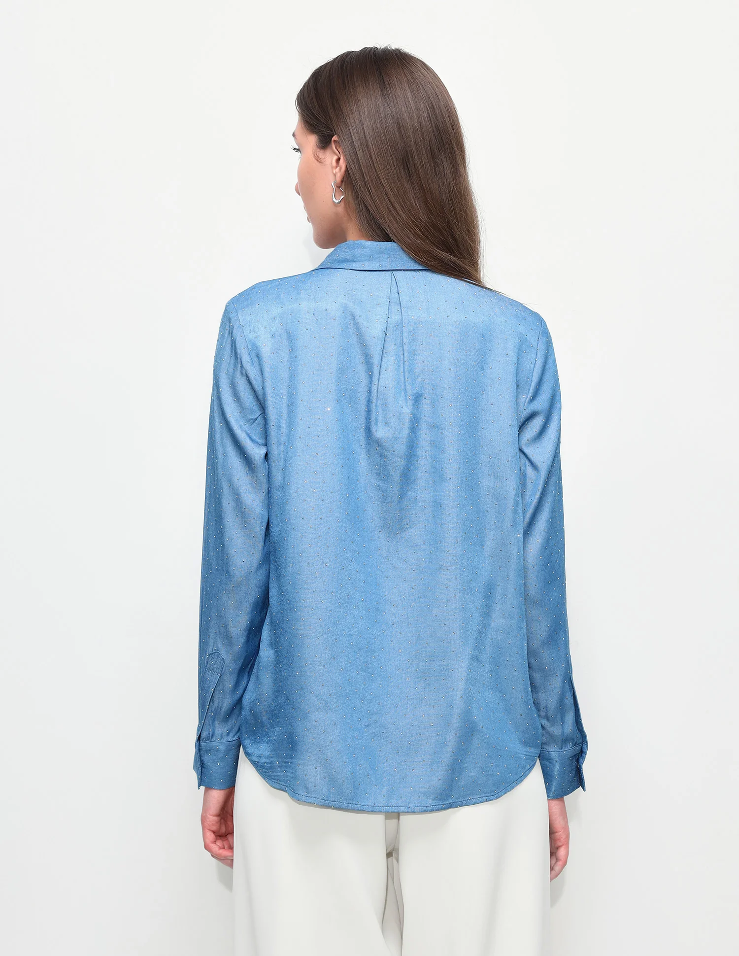 Stud Embellished Regular Fit Shirt - Image 5