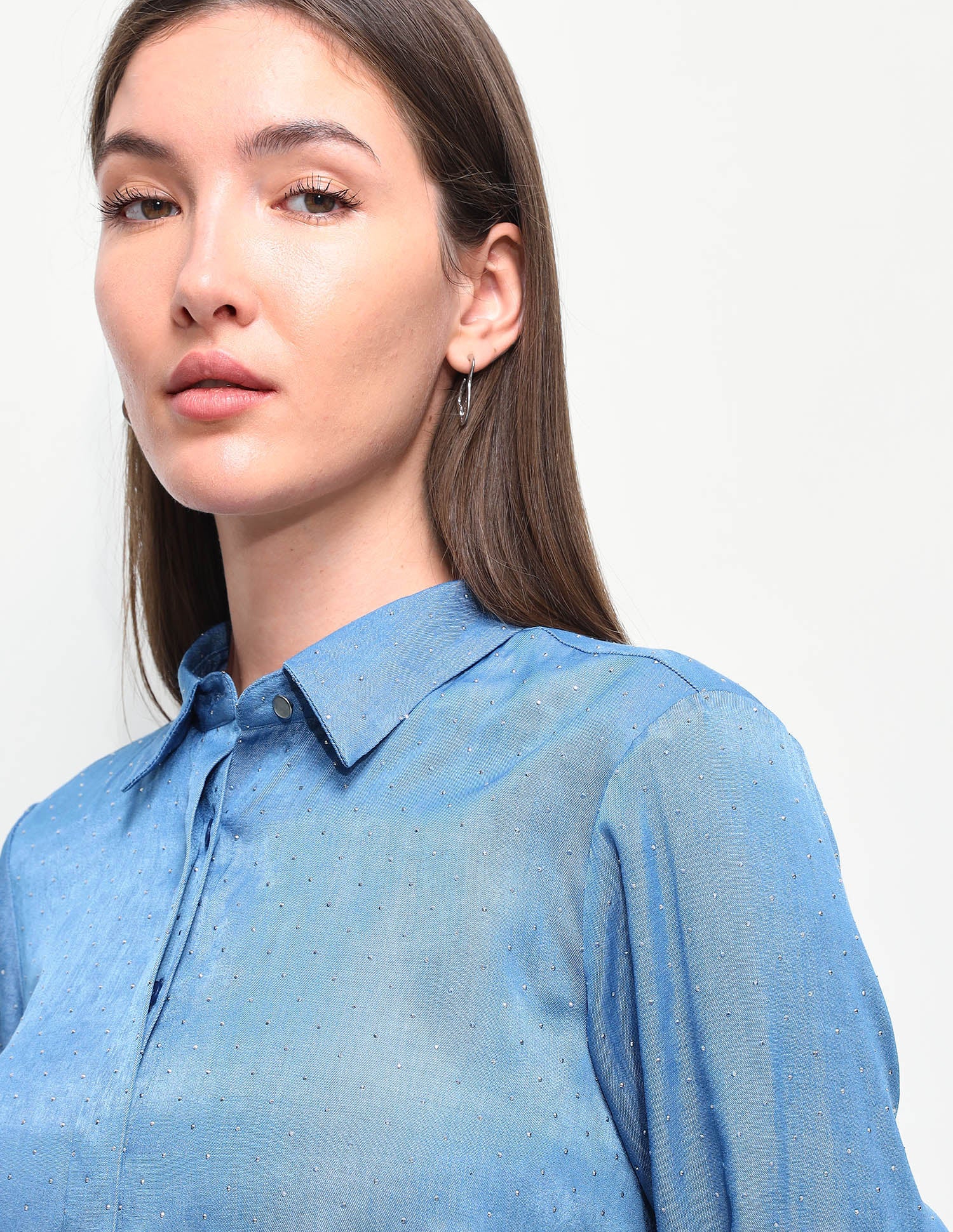 Stud Embellished Regular Fit Shirt - Image 7