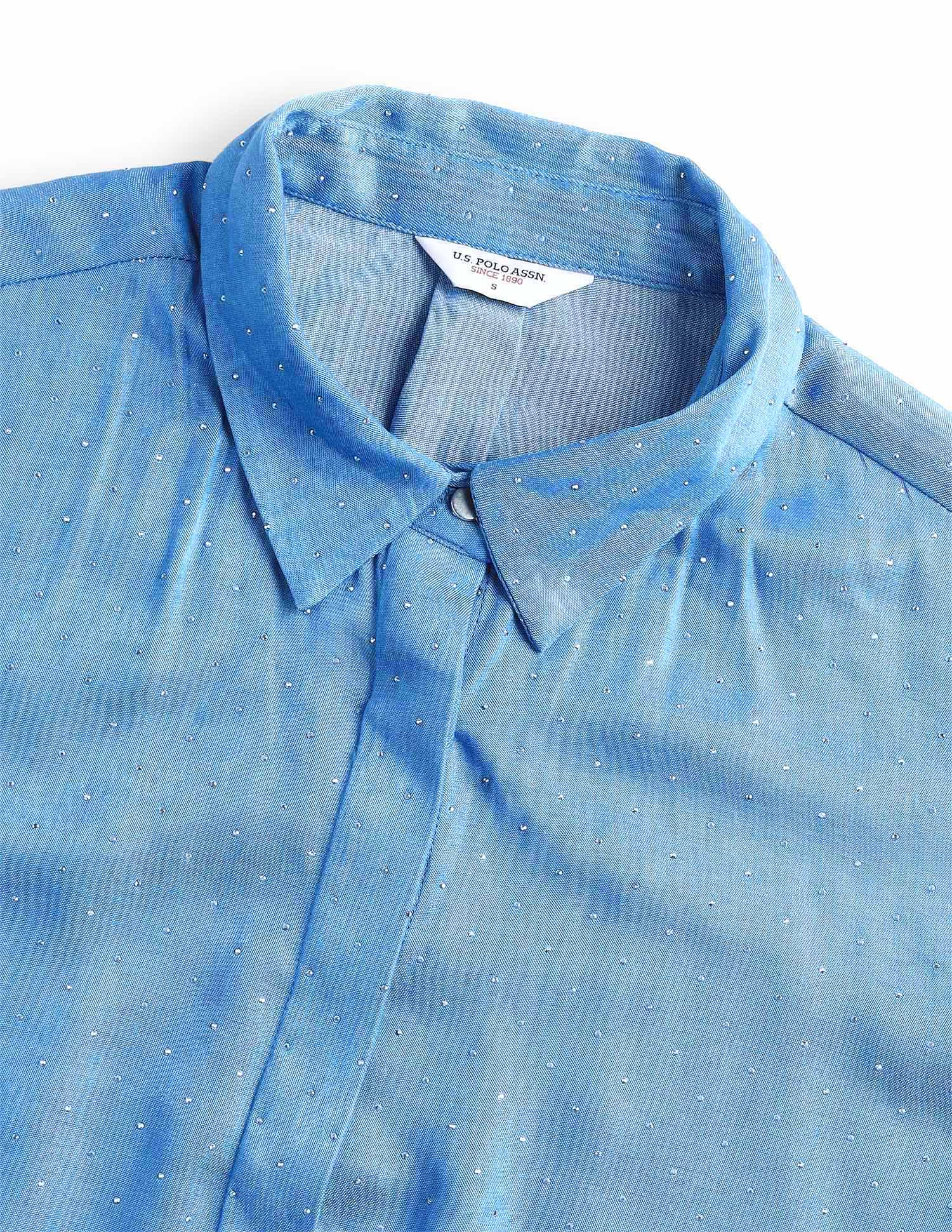 Stud Embellished Regular Fit Shirt - Image 8