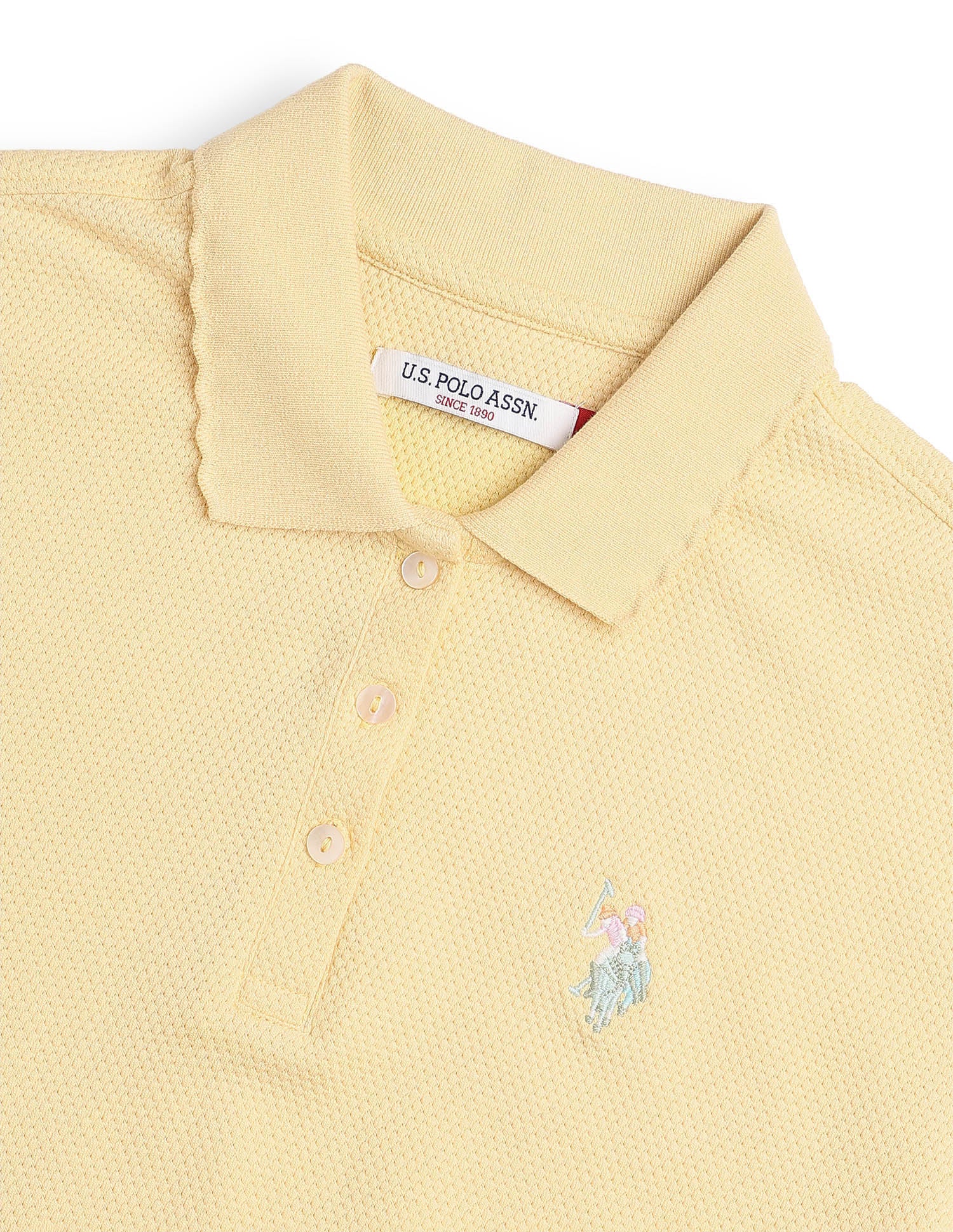Textured Boxy Fit Blouson Polo Shirt - Image 8