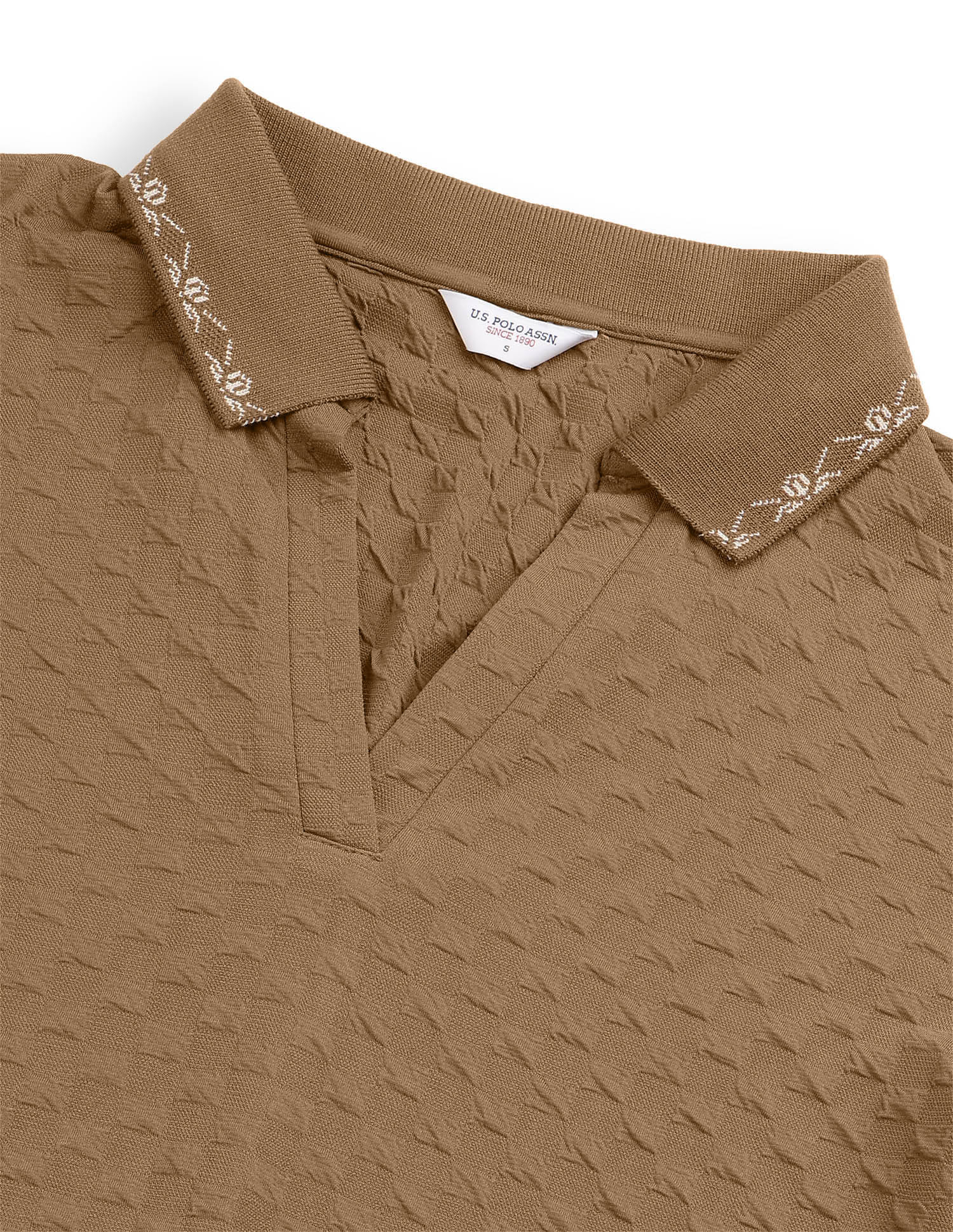 Textured Polo Dress - Image 8