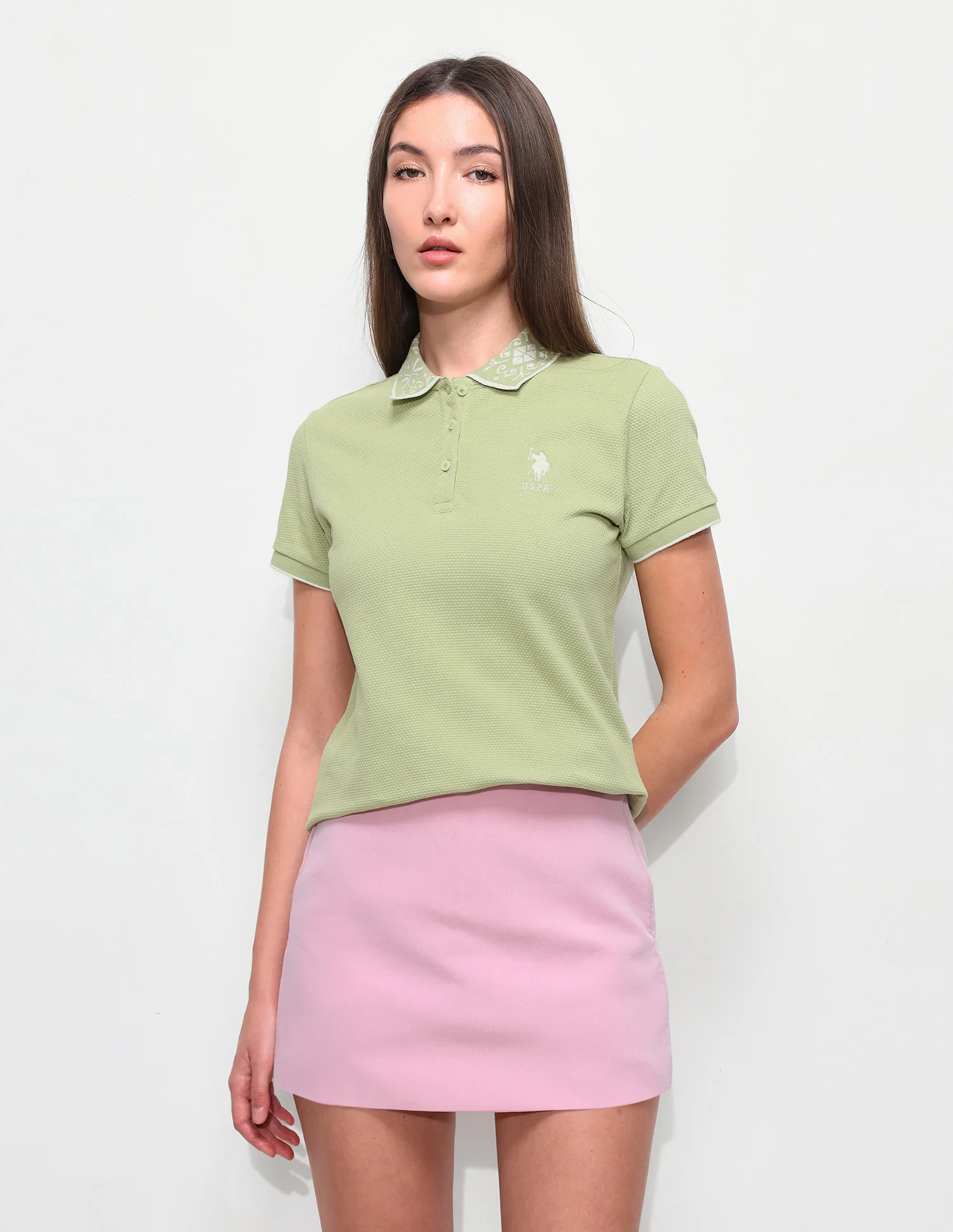 Textured Regular Fit Polo Shirt - Image 6