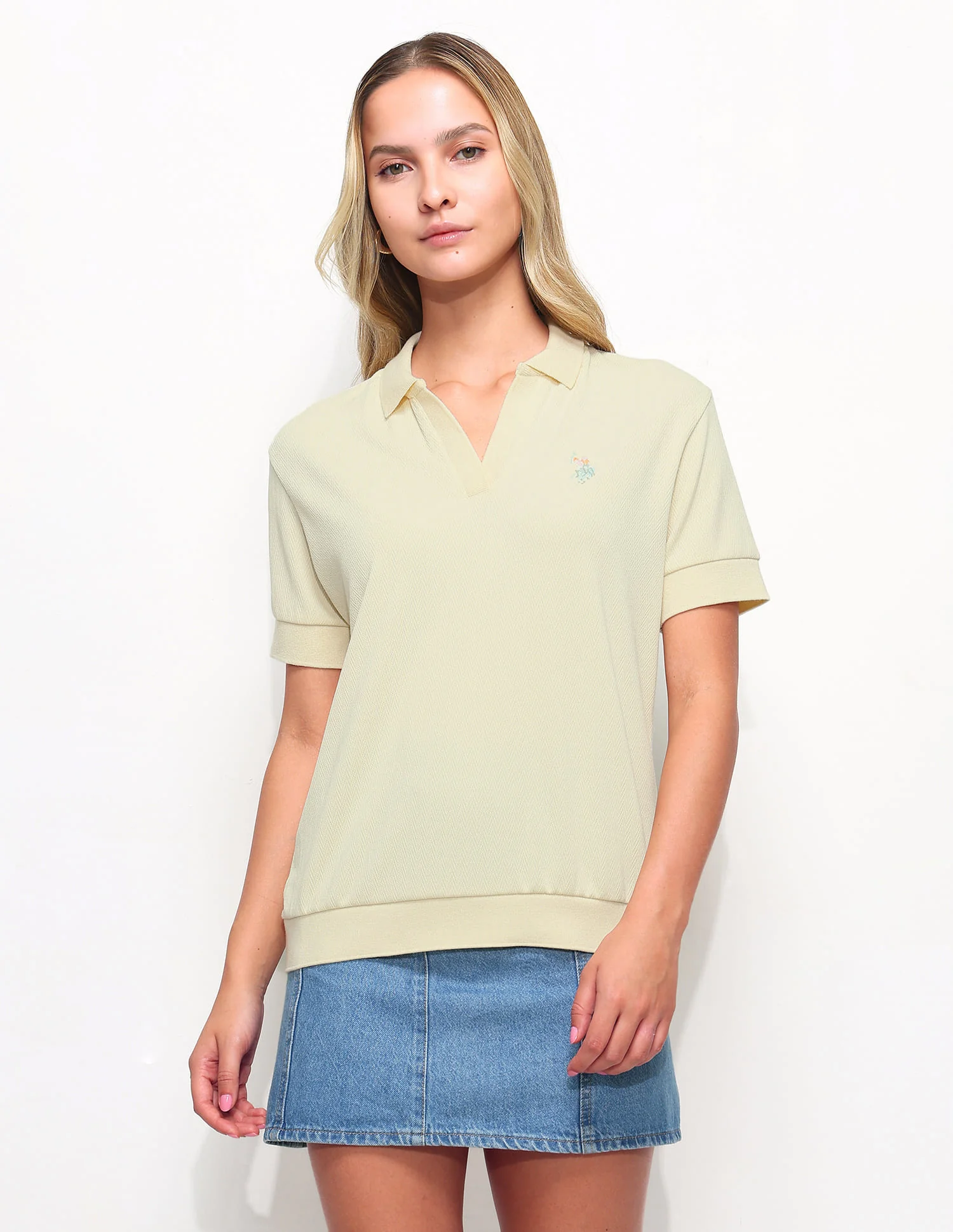 Textured Regular Fit Polo Shirt - Image 6