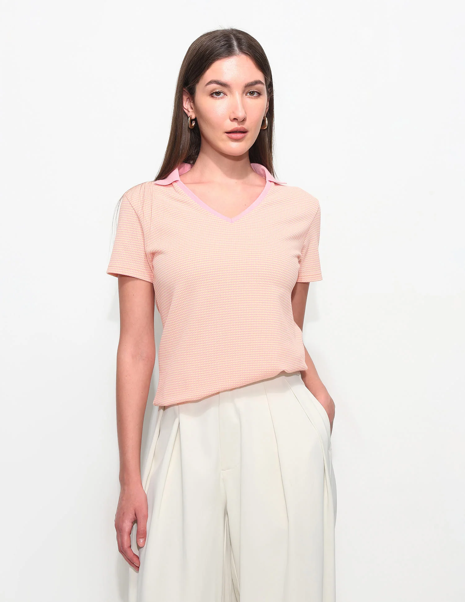 Textured Regular Fit Polo Shirt - Image 6