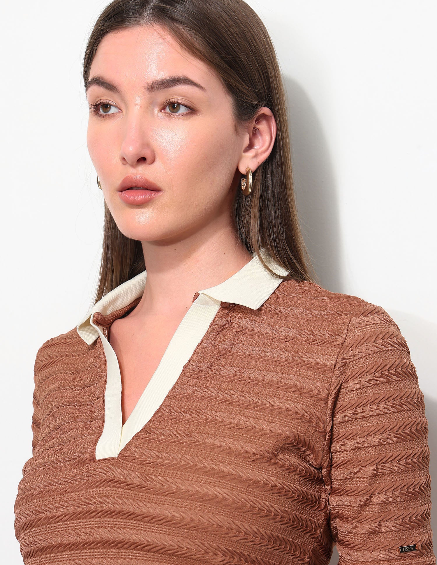 Textured Regular Fit Polo Shirt - Image 7