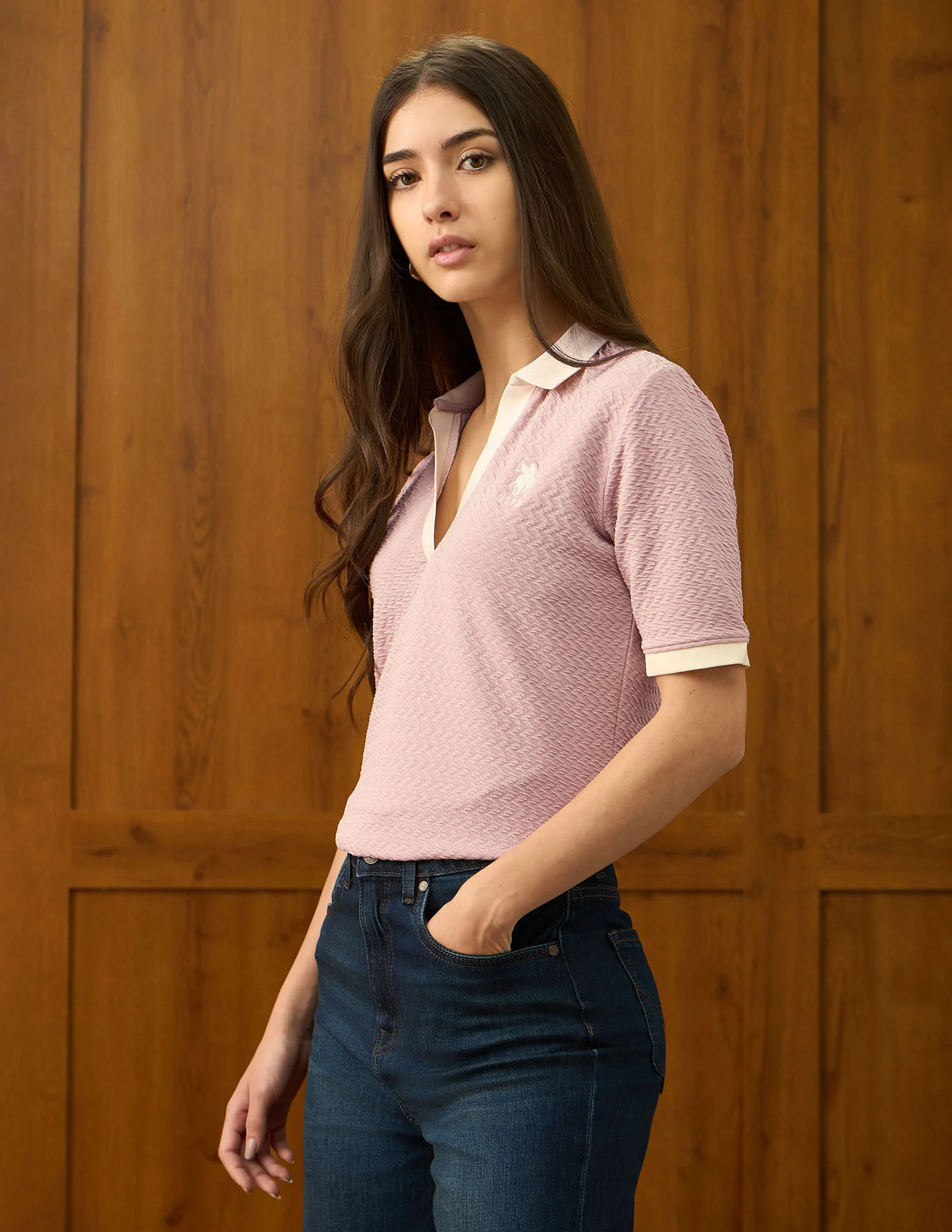 Textured Regular Fit Top - Image 4