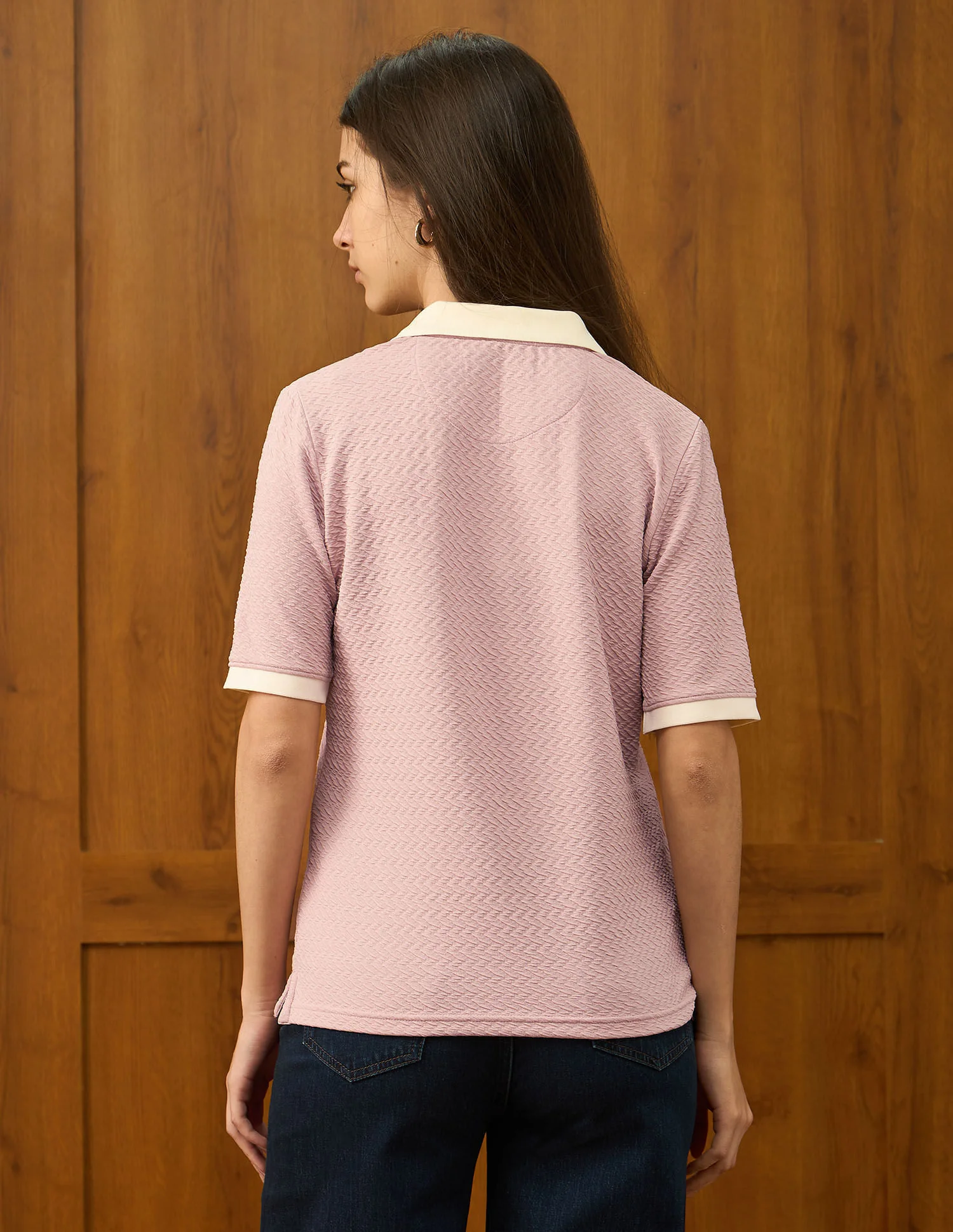 Textured Regular Fit Top - Image 5