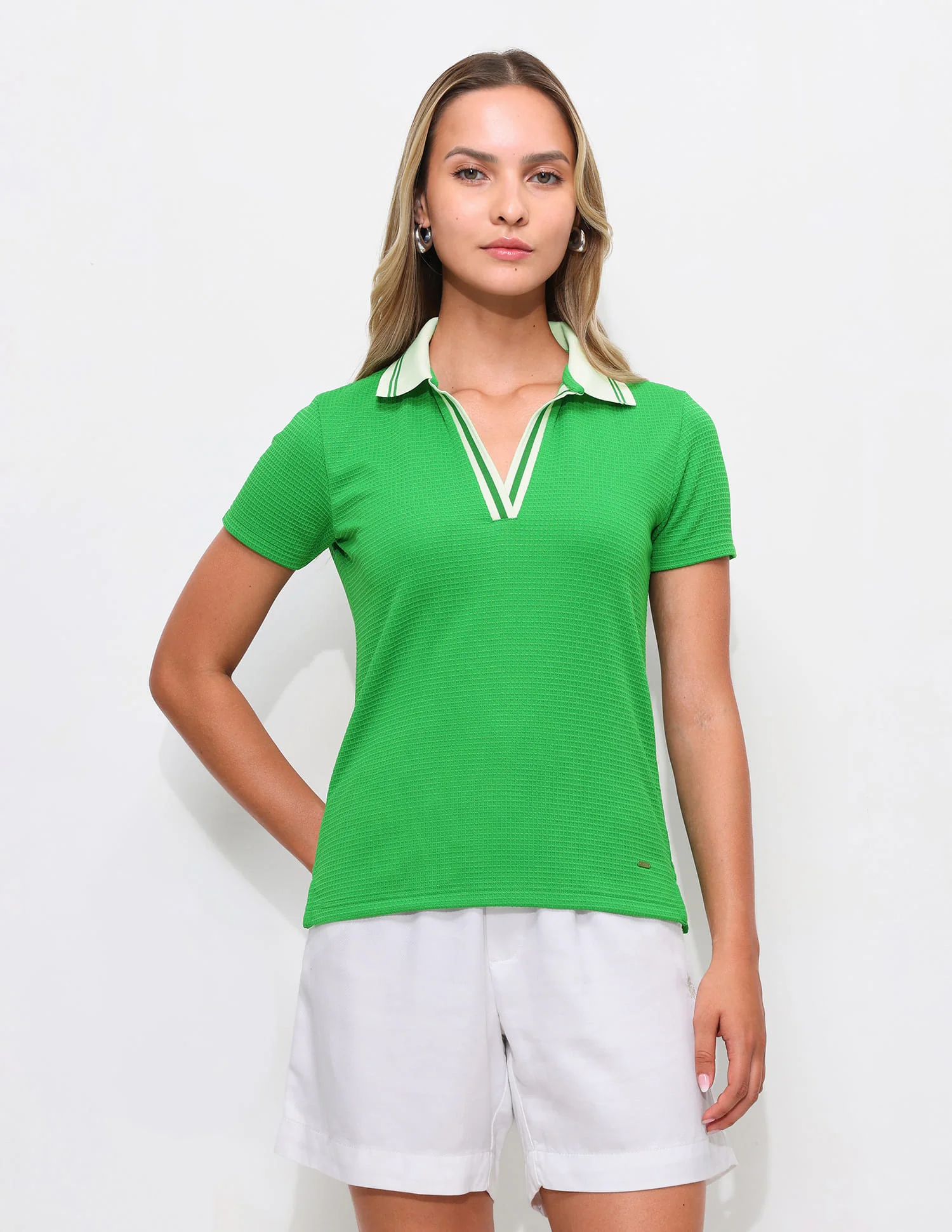 Textured Regular Fit Polo Shirt - Image 6