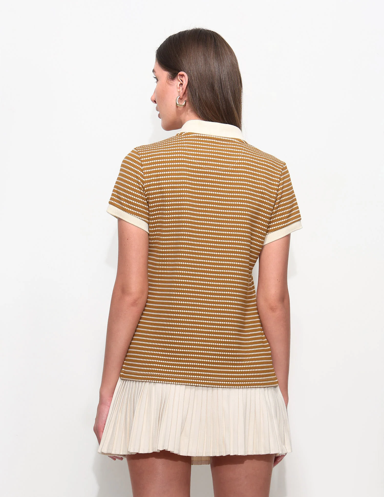 Textured Regular Fit Polo Shirt - Image 5
