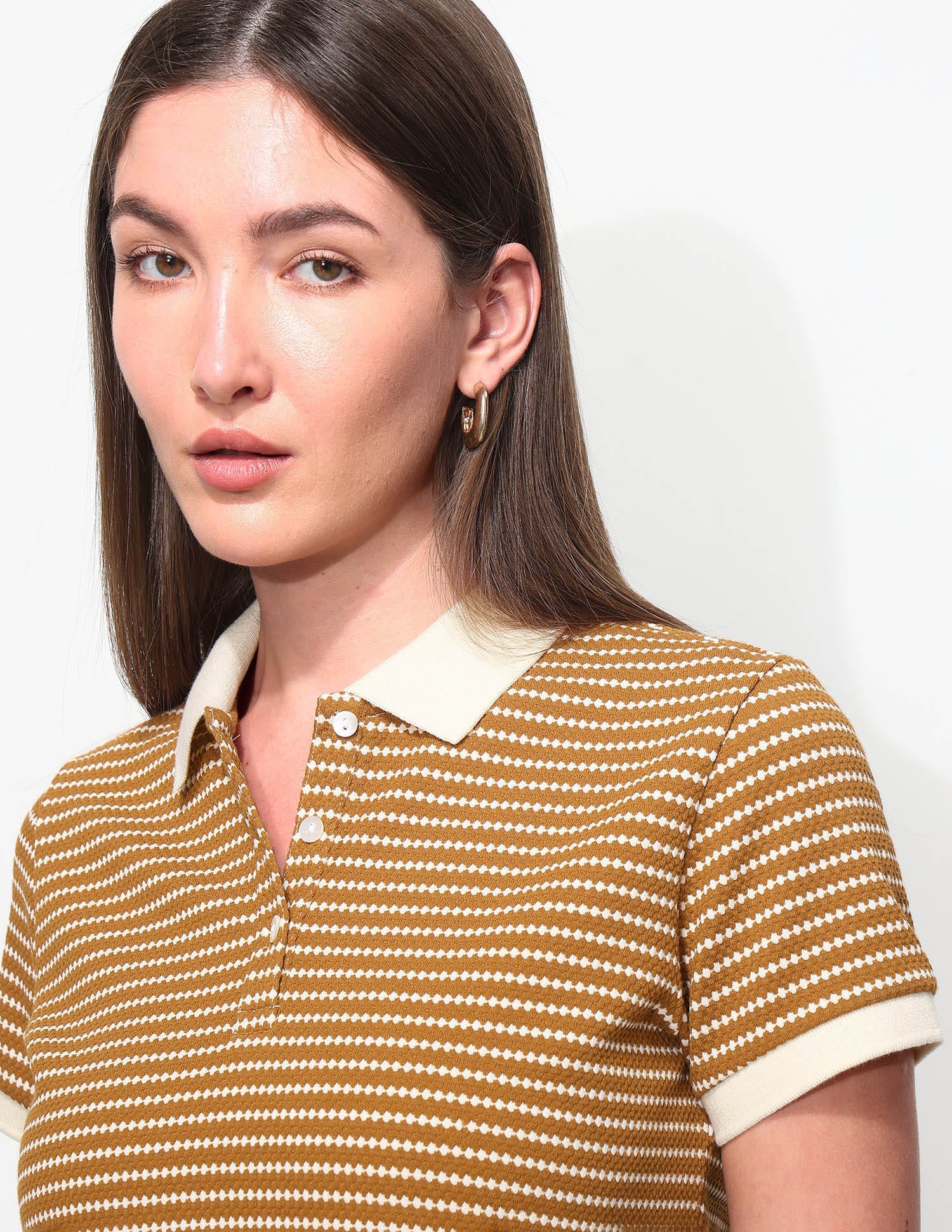 Textured Regular Fit Polo Shirt - Image 7