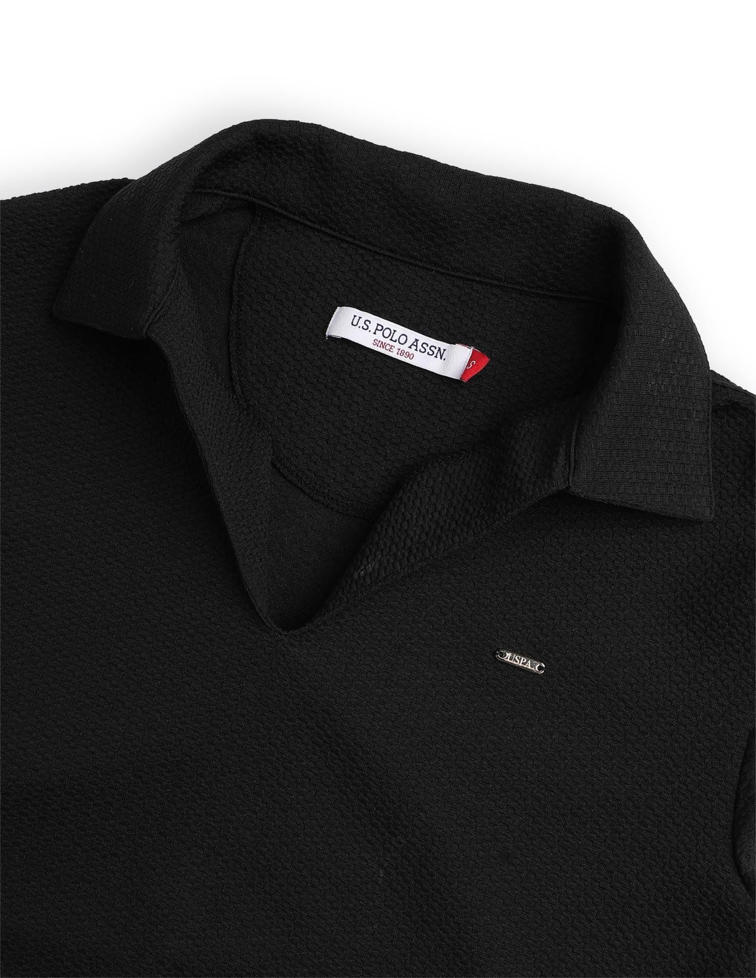 Textured Regular Fit Polo Shirt - Image 8