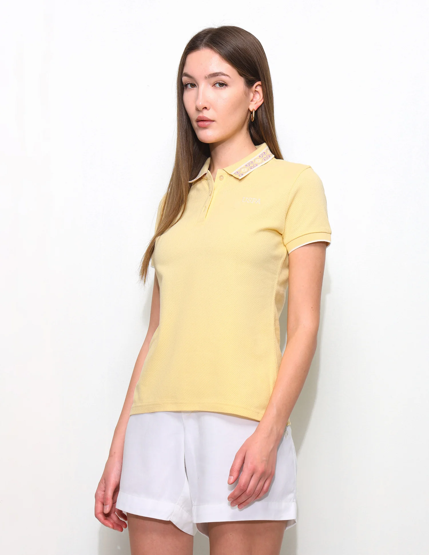 Textured Regular Fit Polo Shirt - Image 4