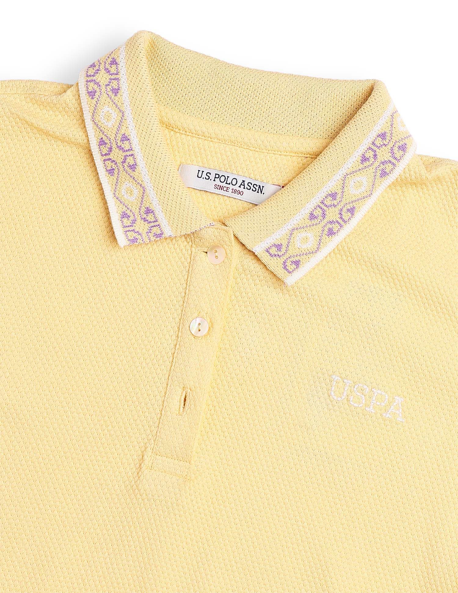 Textured Regular Fit Polo Shirt - Image 8