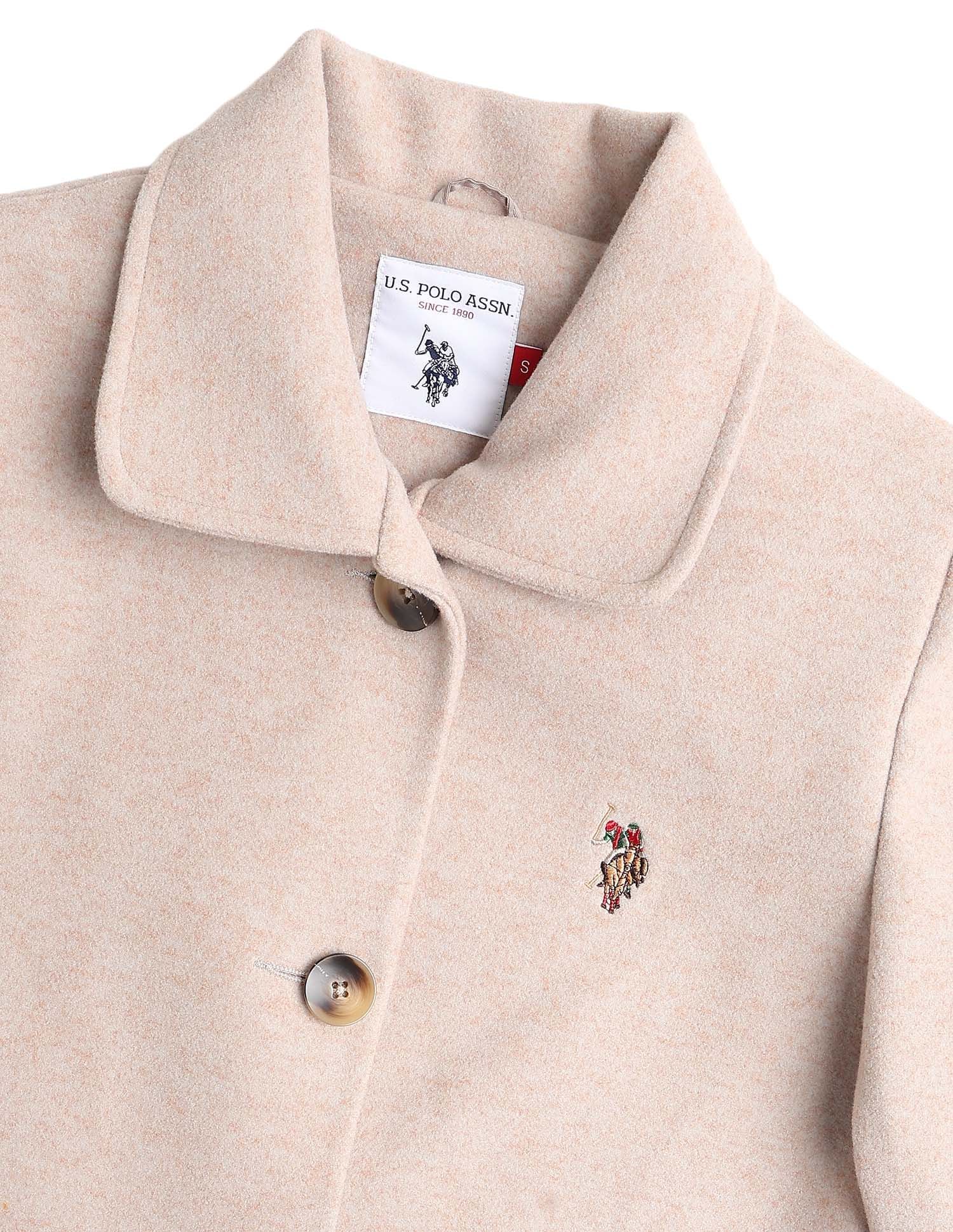 Textured Regular Fit Trench Coat - Image 2