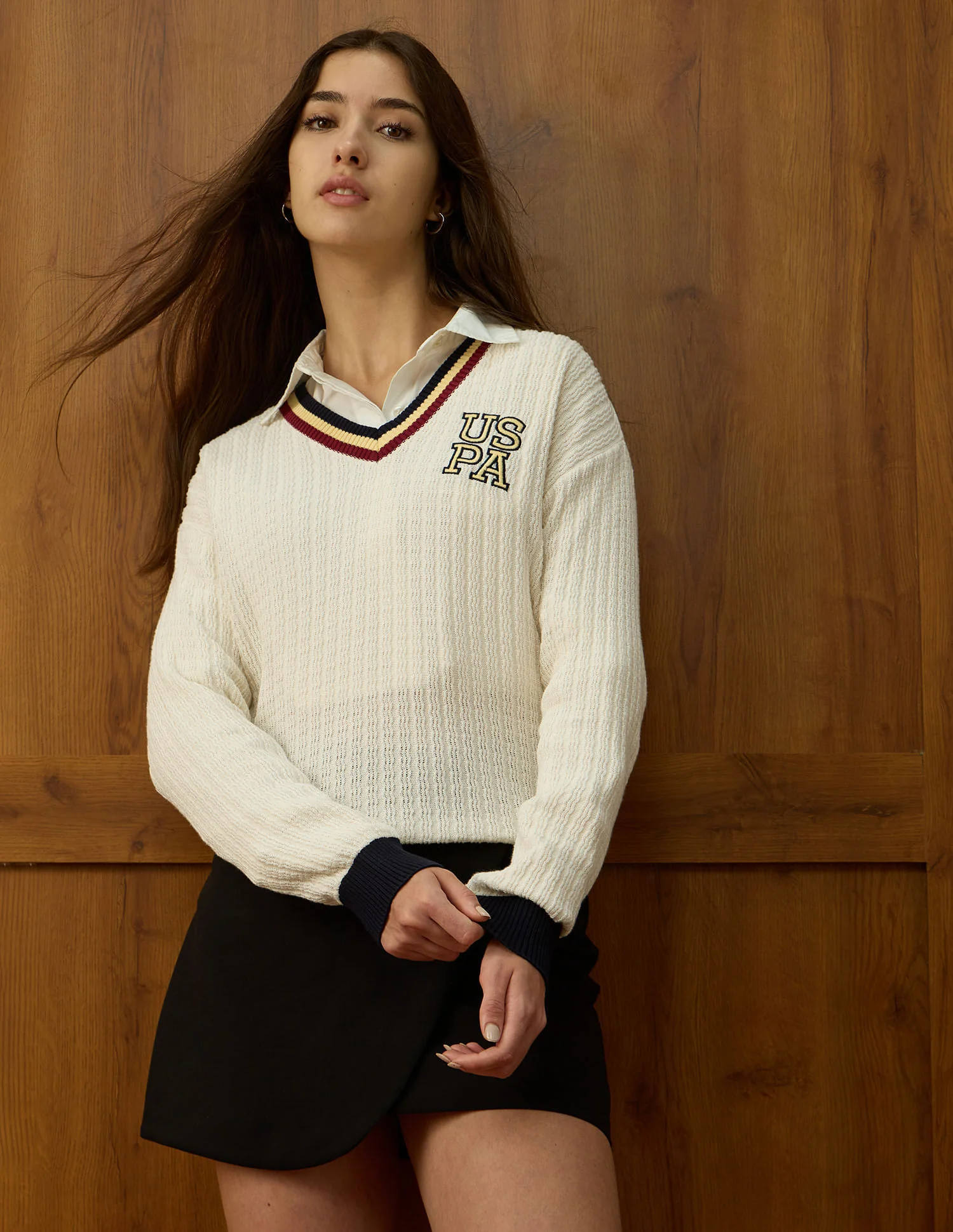 Textured Relaxed Fit Sweater