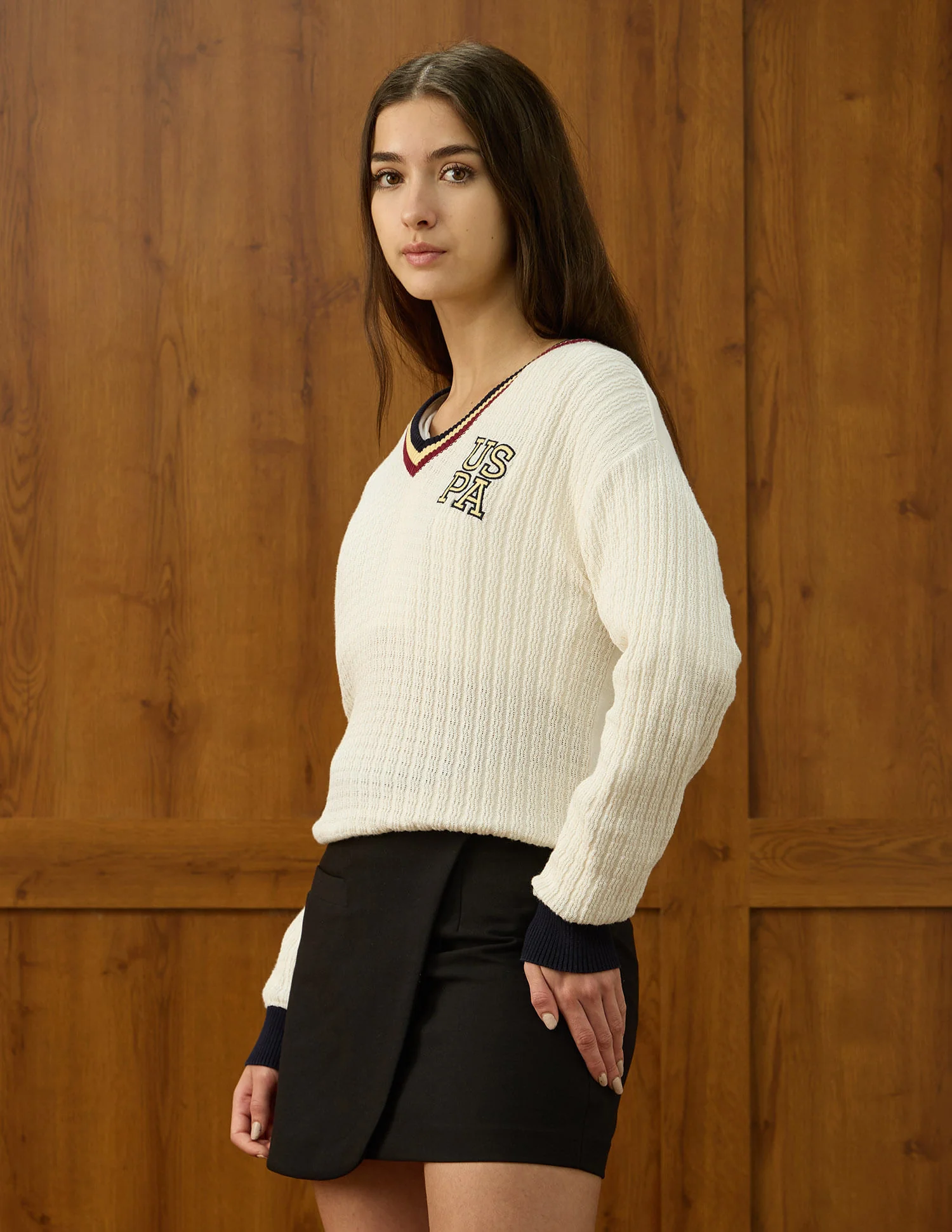 Textured Relaxed Fit Sweater - Image 4
