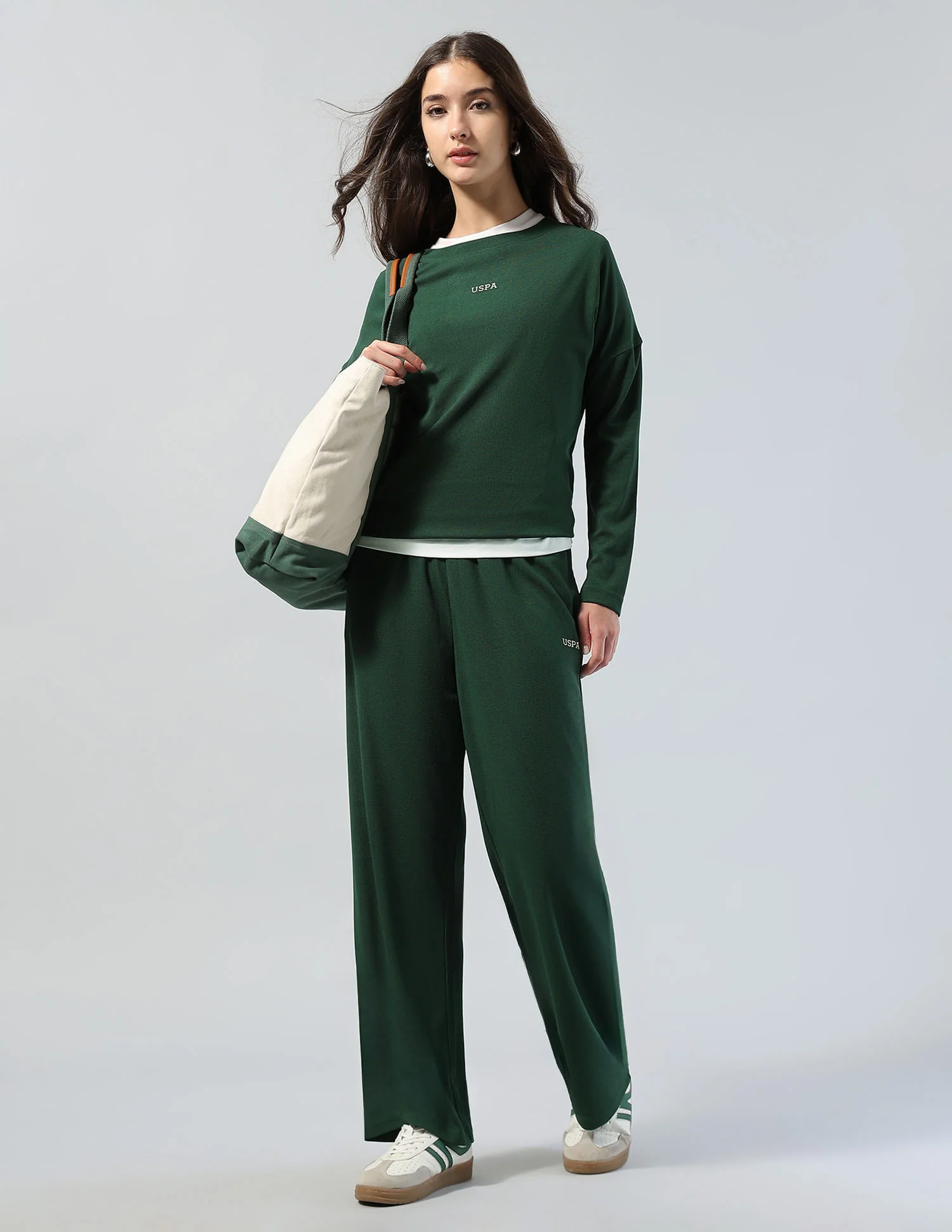 On The Go Textured Relaxed Fit Full Sleeves T-Shirt - Image 3