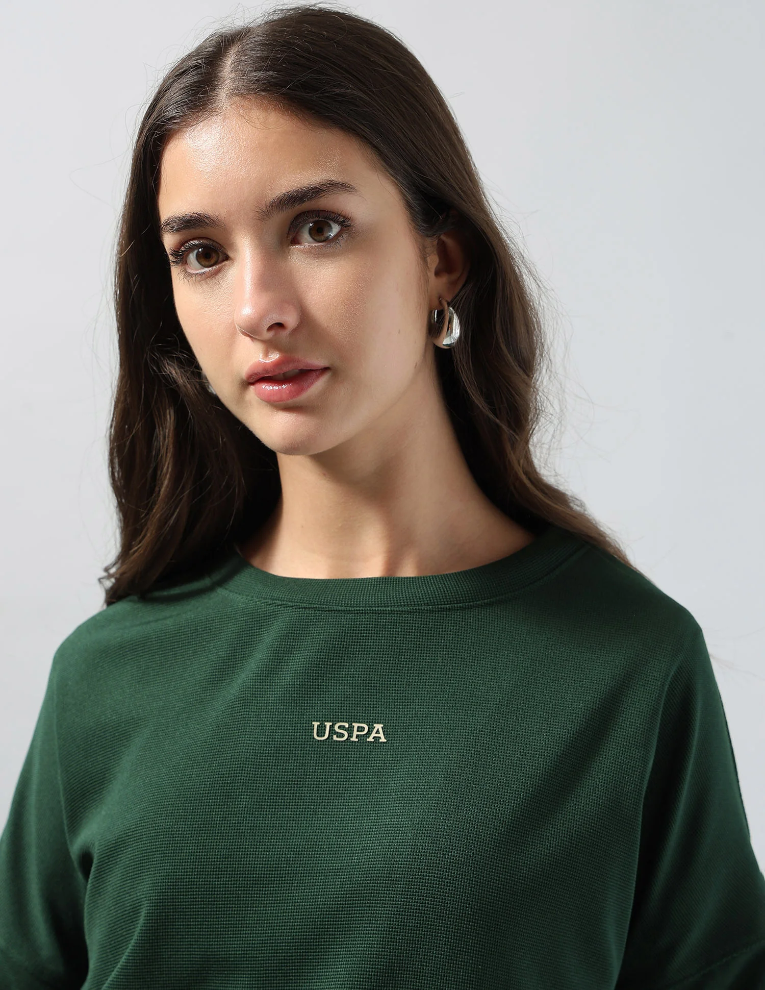 On The Go Textured Relaxed Fit Full Sleeves T-Shirt - Image 8