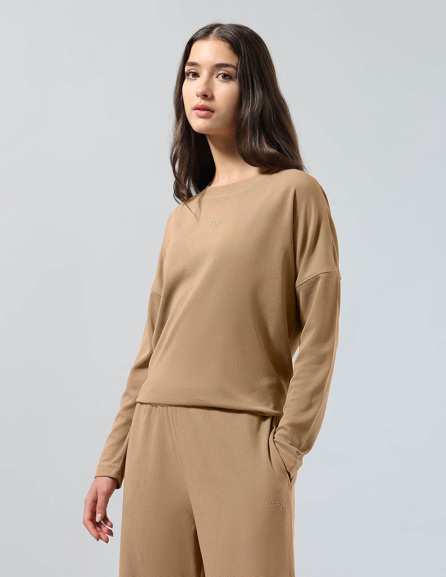 On The Go Textured Relaxed Fit T-Shirt - Image 5