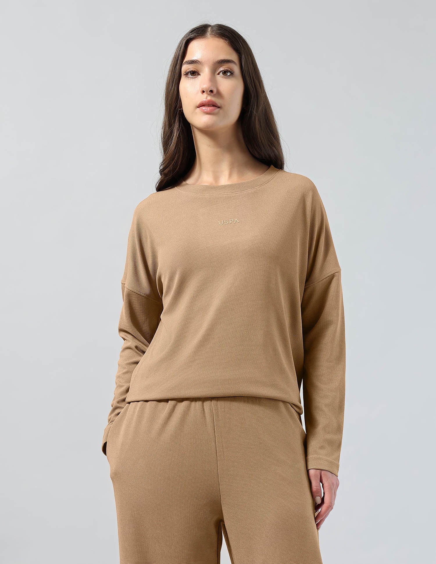 On The Go Textured Relaxed Fit T-Shirt - Image 7