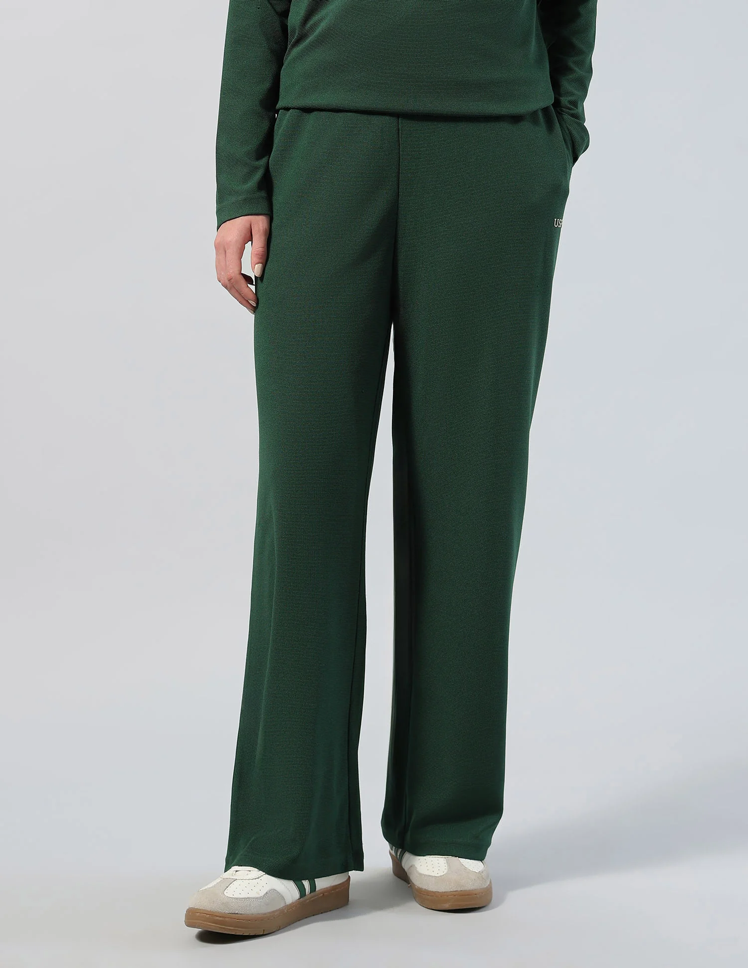 All-Day Comfort Textured Straight Fit Lounge Trousers - Image 3