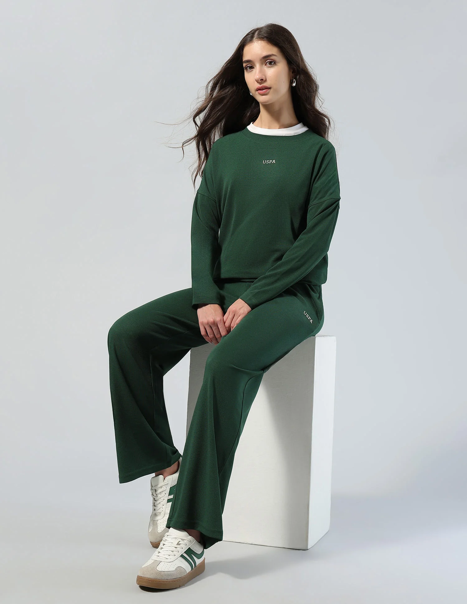 All-Day Comfort Textured Straight Fit Lounge Trousers - Image 4