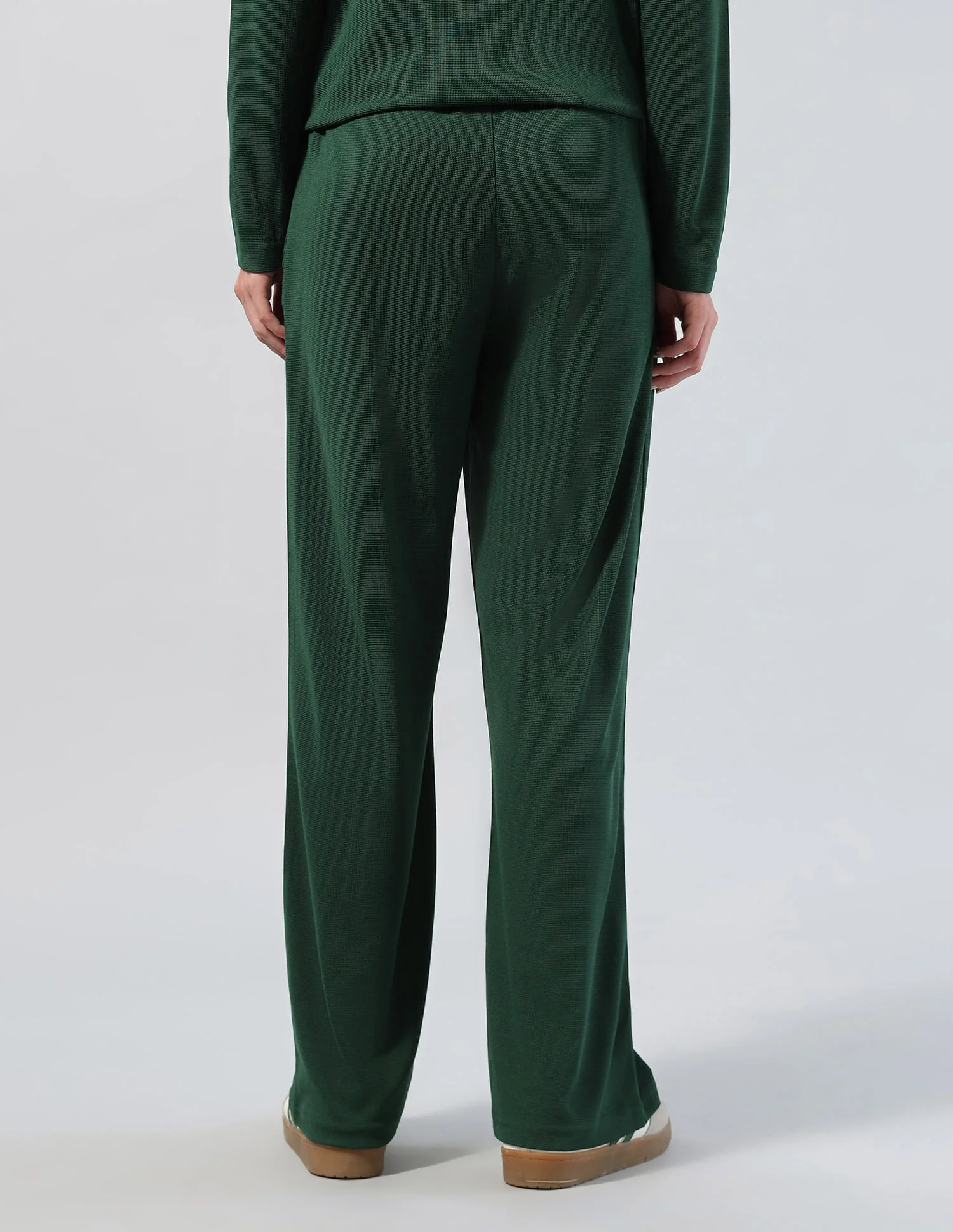 All-Day Comfort Textured Straight Fit Lounge Trousers - Image 6