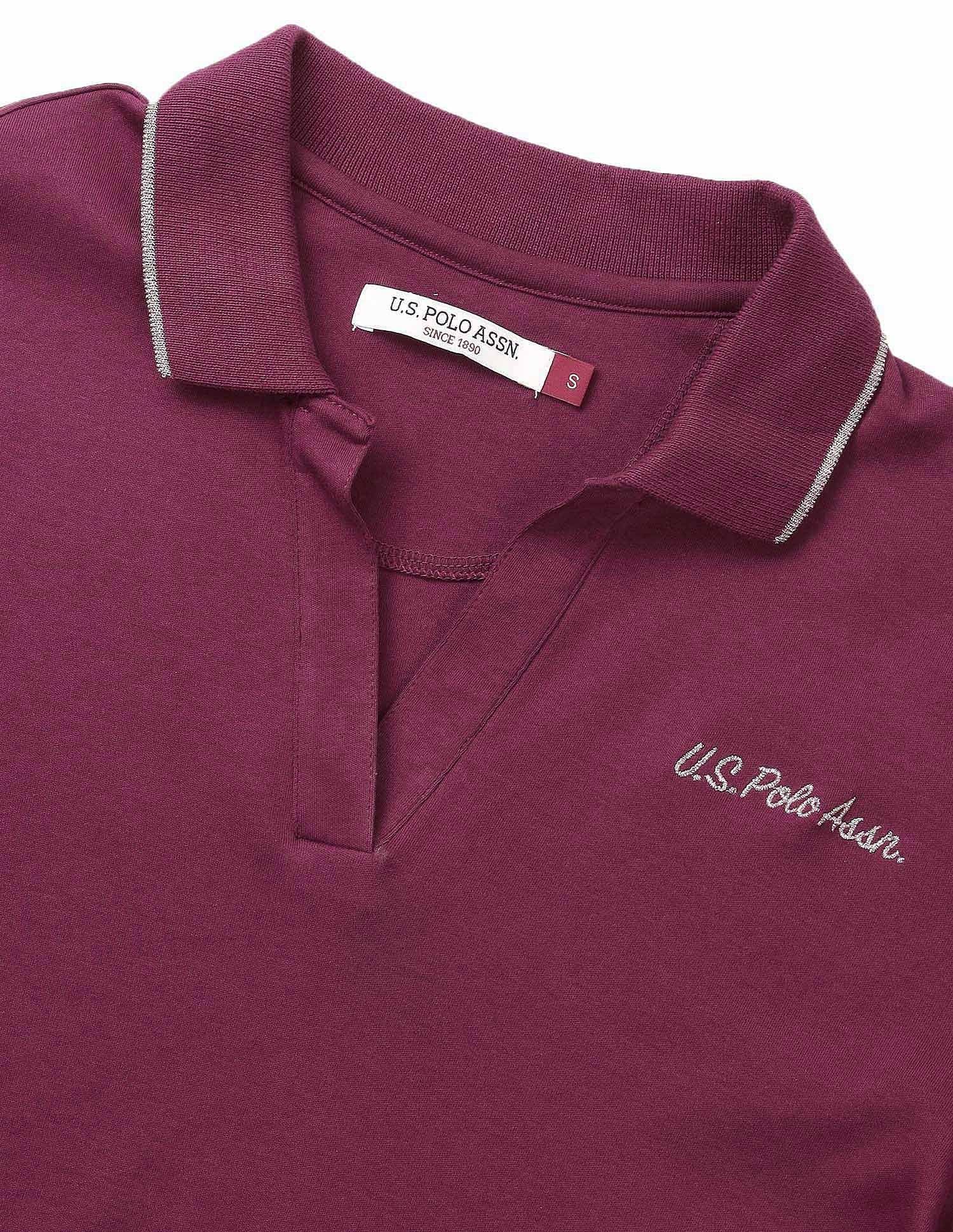 Tipped Collar Boxy Fit Polo Shirt - Image 8