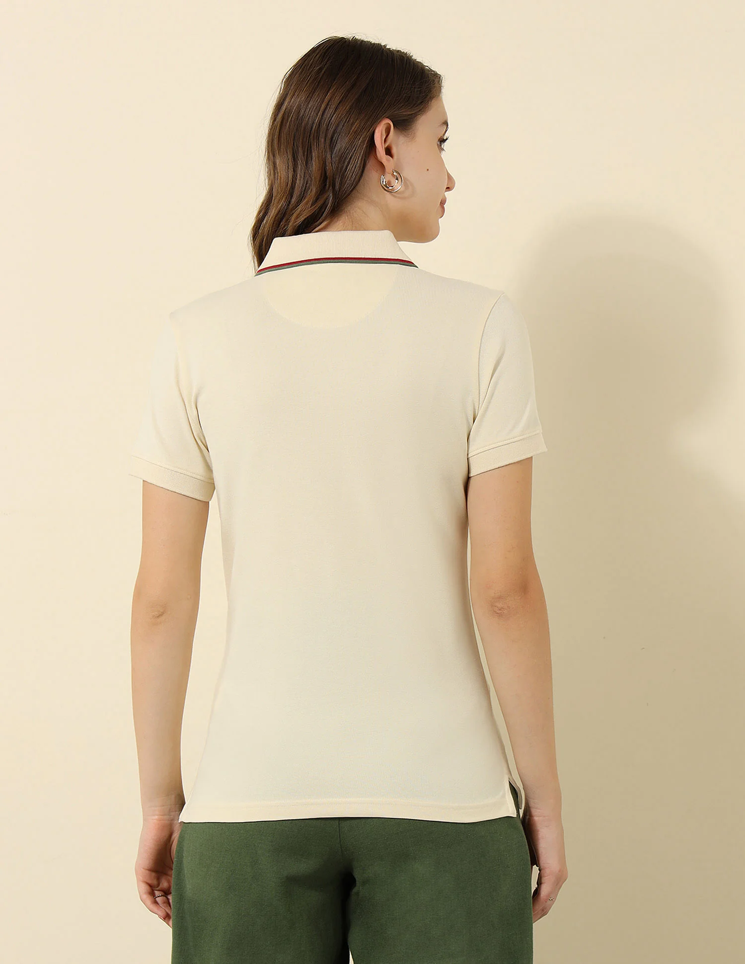 Tipped Collar Regular Fit Polo Shirt - Image 5