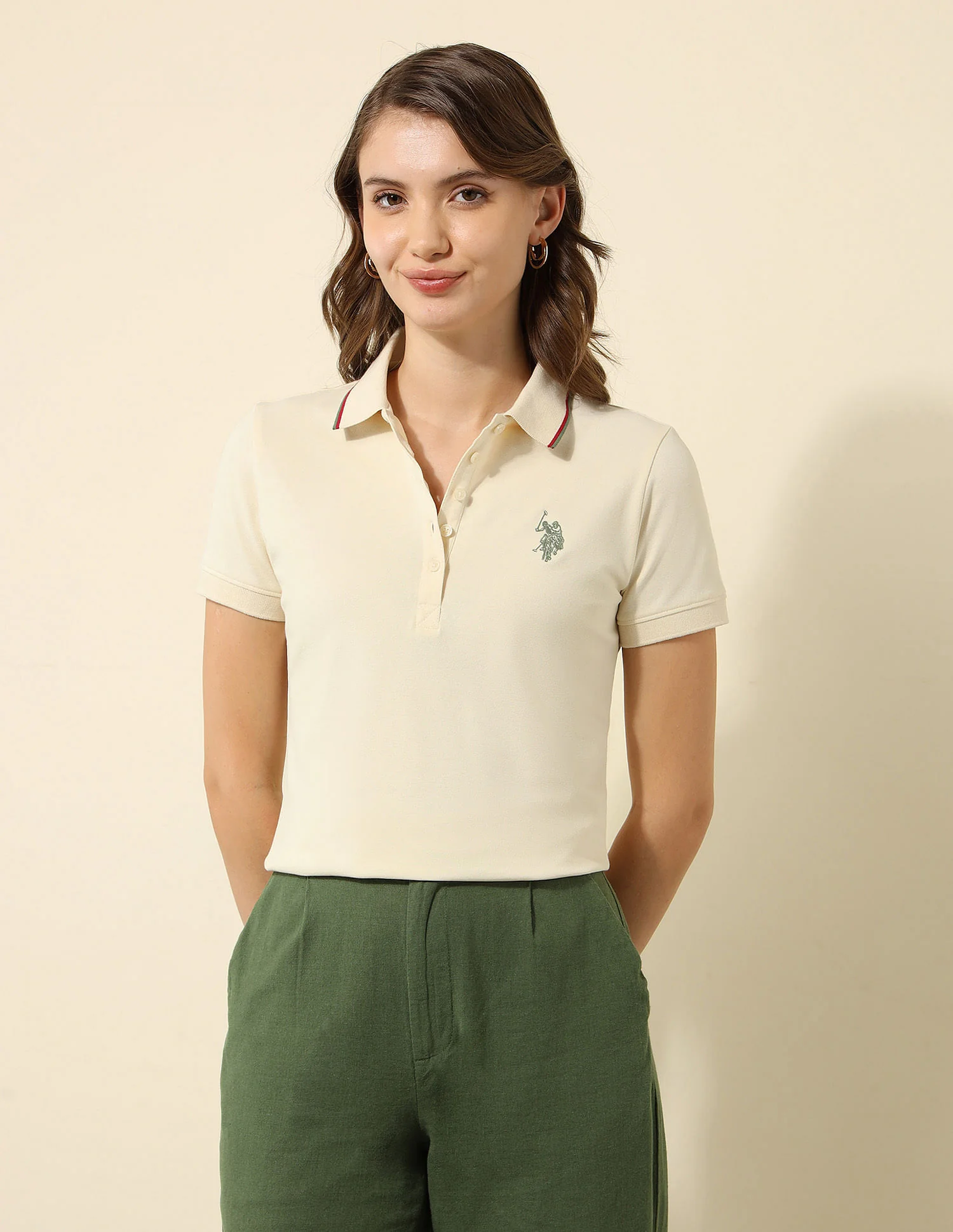 Tipped Collar Regular Fit Polo Shirt - Image 6