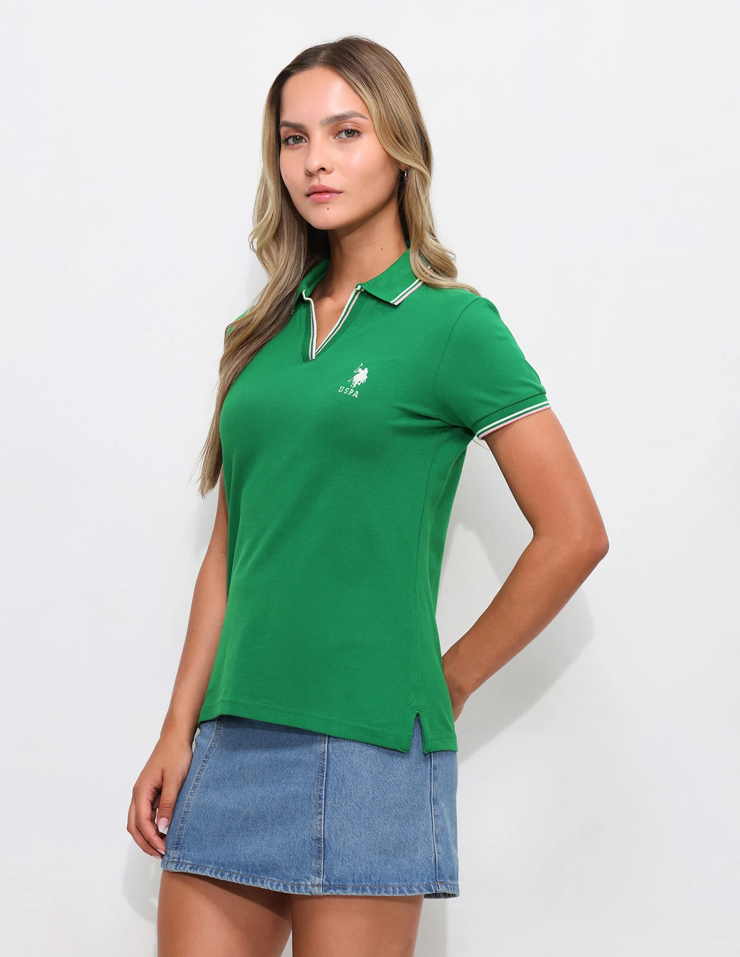Tipped Collar Regular Fit Polo Shirt - Image 4