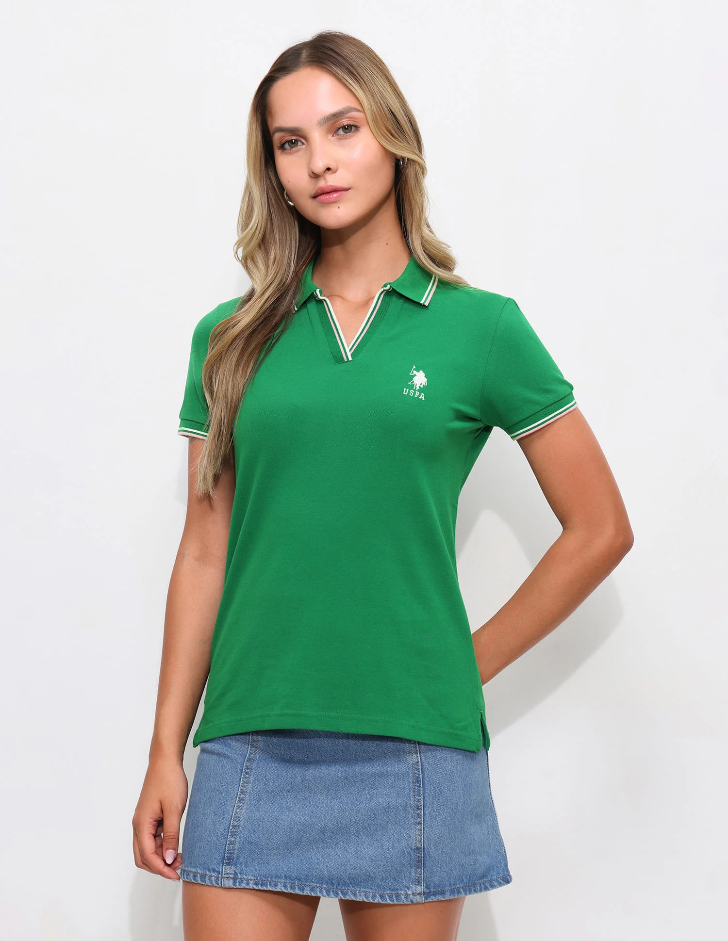 Tipped Collar Regular Fit Polo Shirt - Image 6